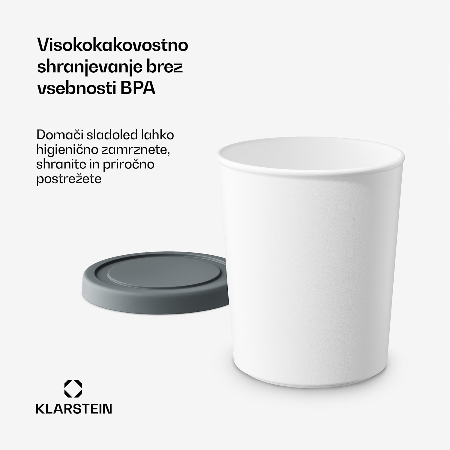 Komplet za led | 1 liter | plastika | primerno za pomivanje v pomivalnem stroju 