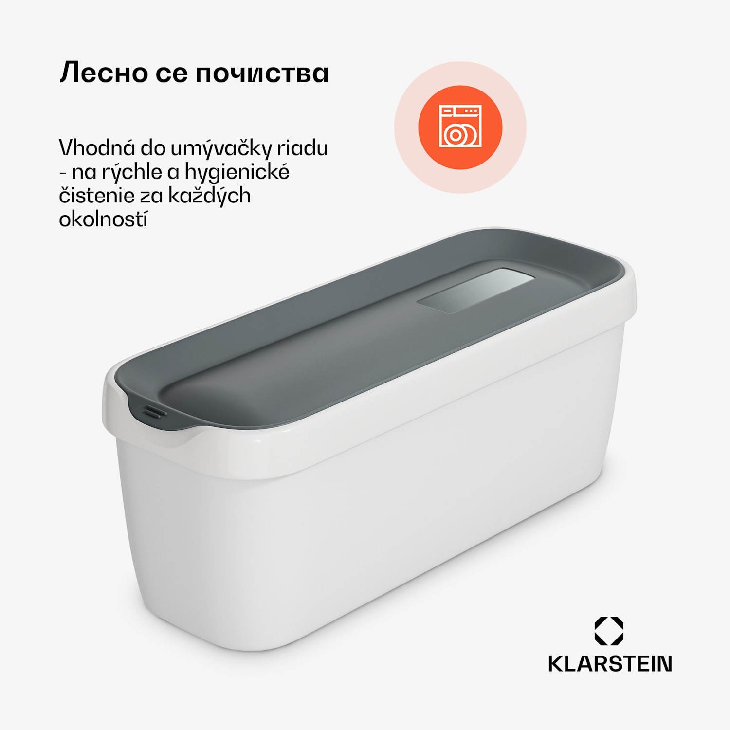 Комплект за лед | 1,5 л | пластмаса | подходящ за съдомиялна машина 