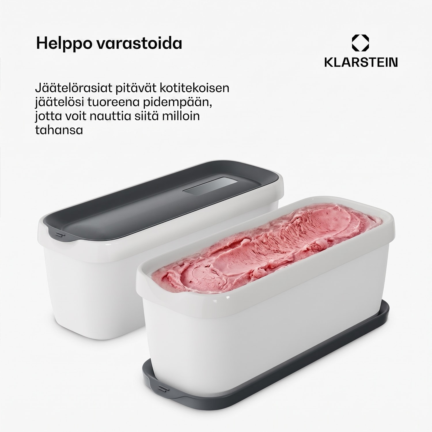 Jääpalakulho setti | 1,5 litraa | Muovia | Astianpesukoneen kestävä 