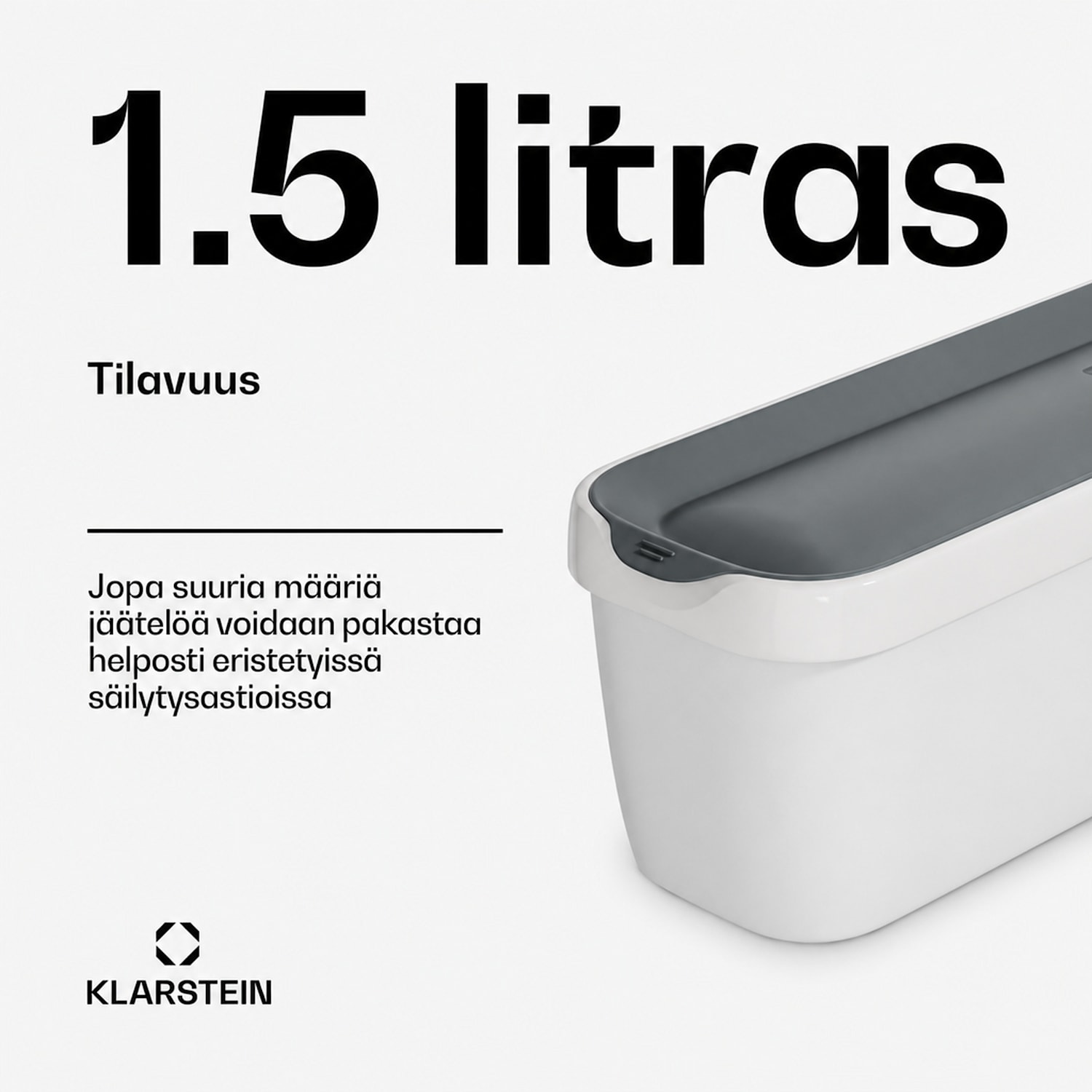 Jääpalakulho setti | 1,5 litraa | Muovia | Astianpesukoneen kestävä 