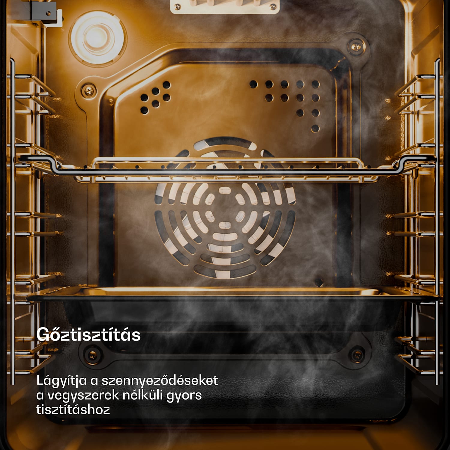 Verosteel beépített sütő | 45 cm | 49 l A energiaosztály | 2000 W | fekete 