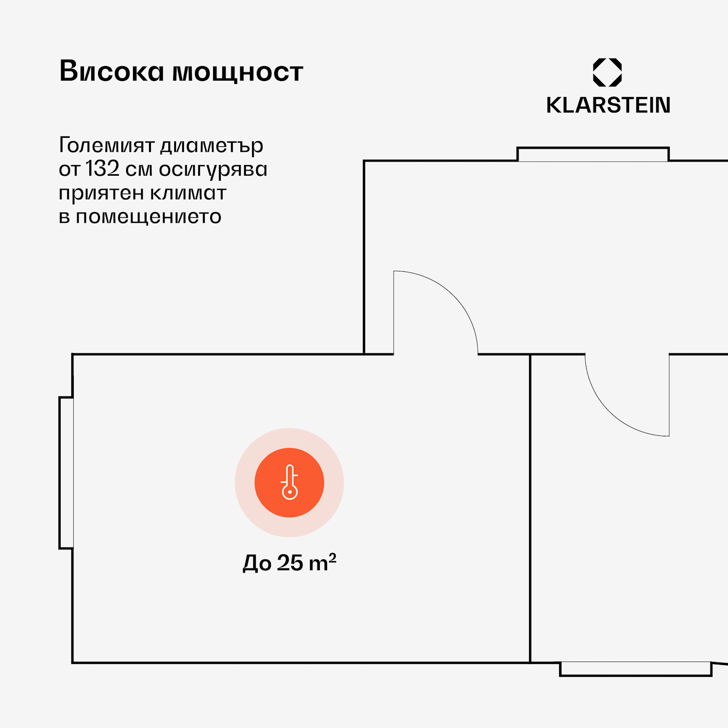Таванен вентилатор El Paso с лампа | 132 см | 35 W | Тиха работа | Дърво Бял