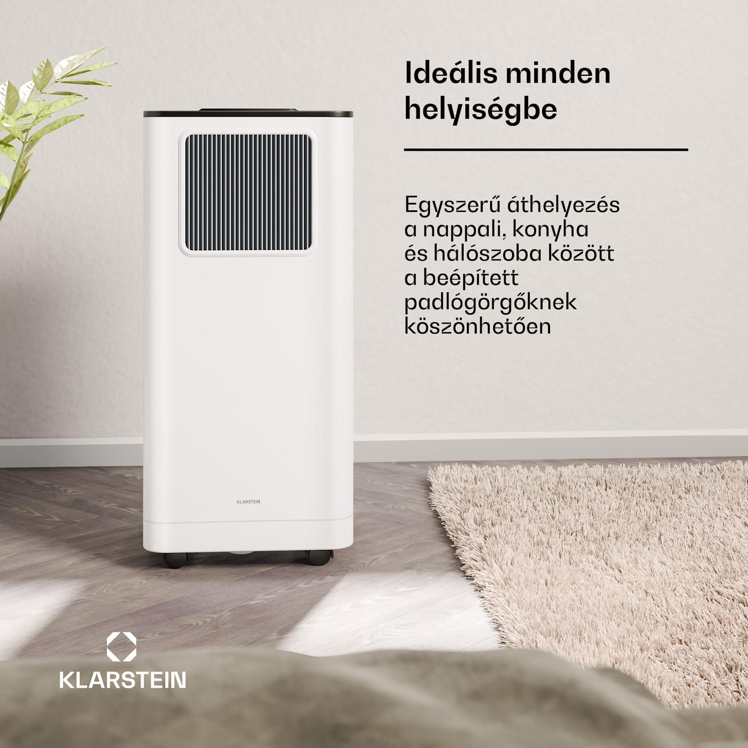 Breeze Box mobil légkondicionáló | 11000 BTU | 32 cm | 51 m² | A energiaosztály 11.000 BTU | Fehér