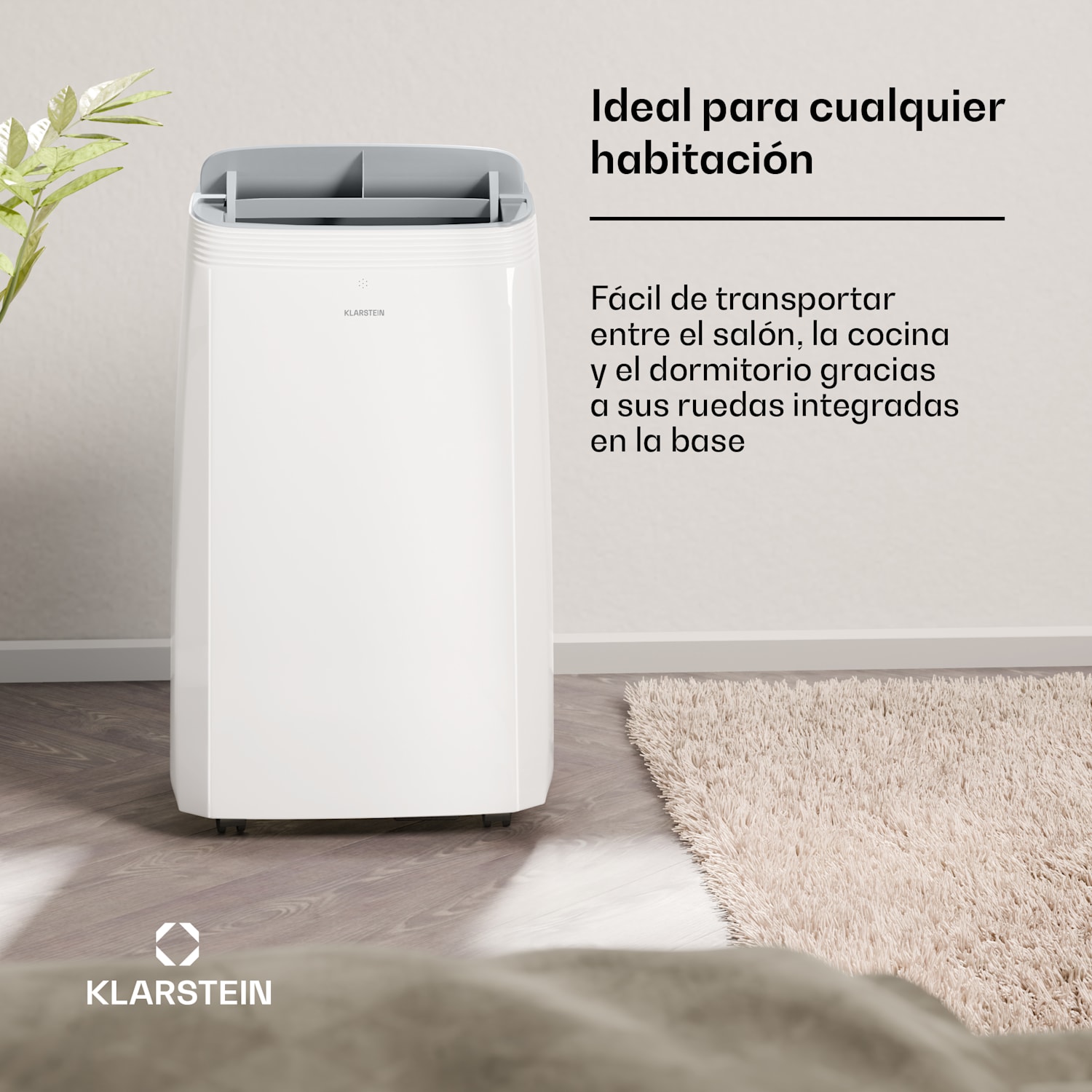 Grandbreeze aire acondicionado móvil | 14000 BTU | 42 cm | 65 m² | Clase de eficiencia energética A 14000 BTU | Sí | Blanco