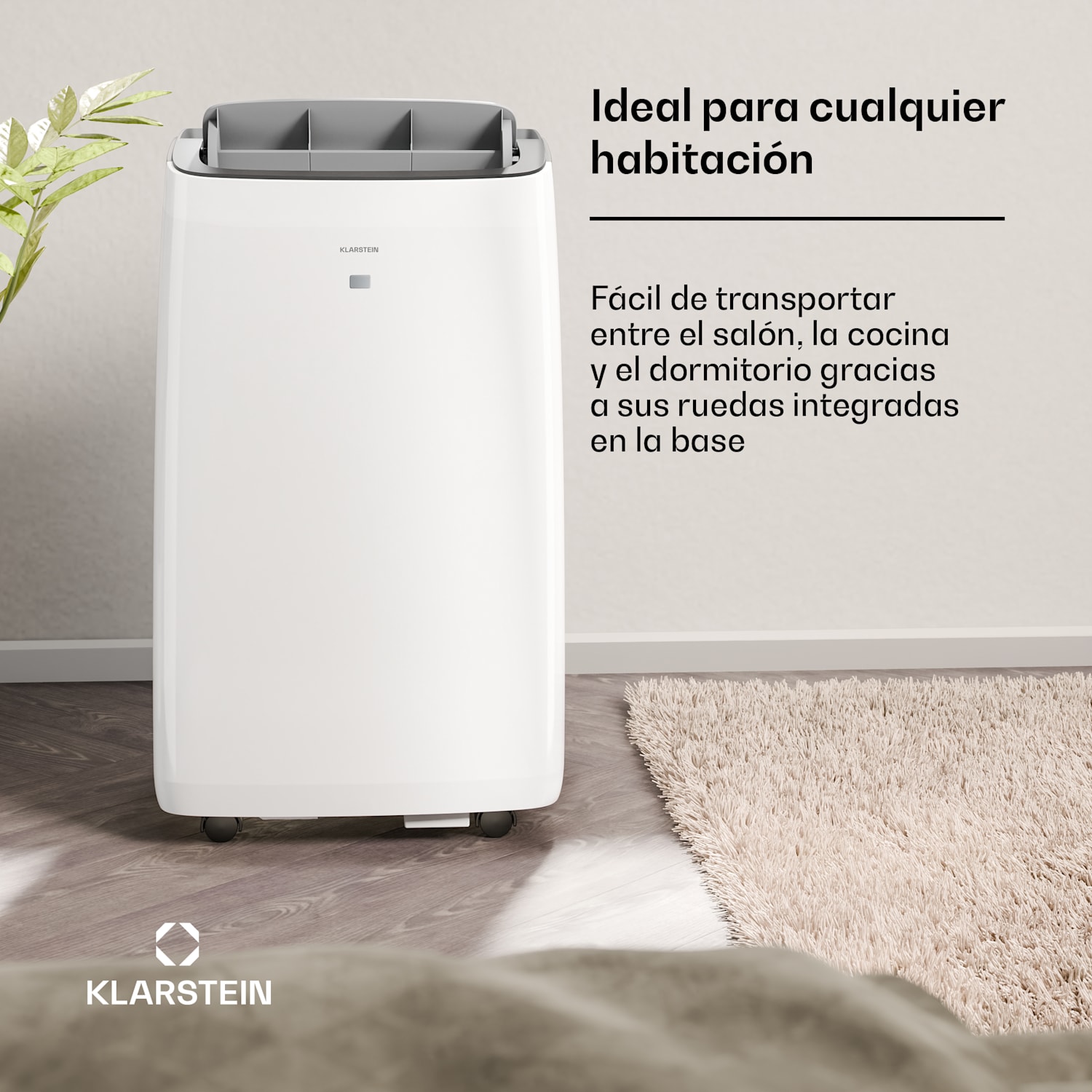 Grandbreeze aire acondicionado portátil | 16.000 BTU | 40 cm | 82 m² | Clase de eficiencia energética A 16.000 BTU | Sí | Blanco