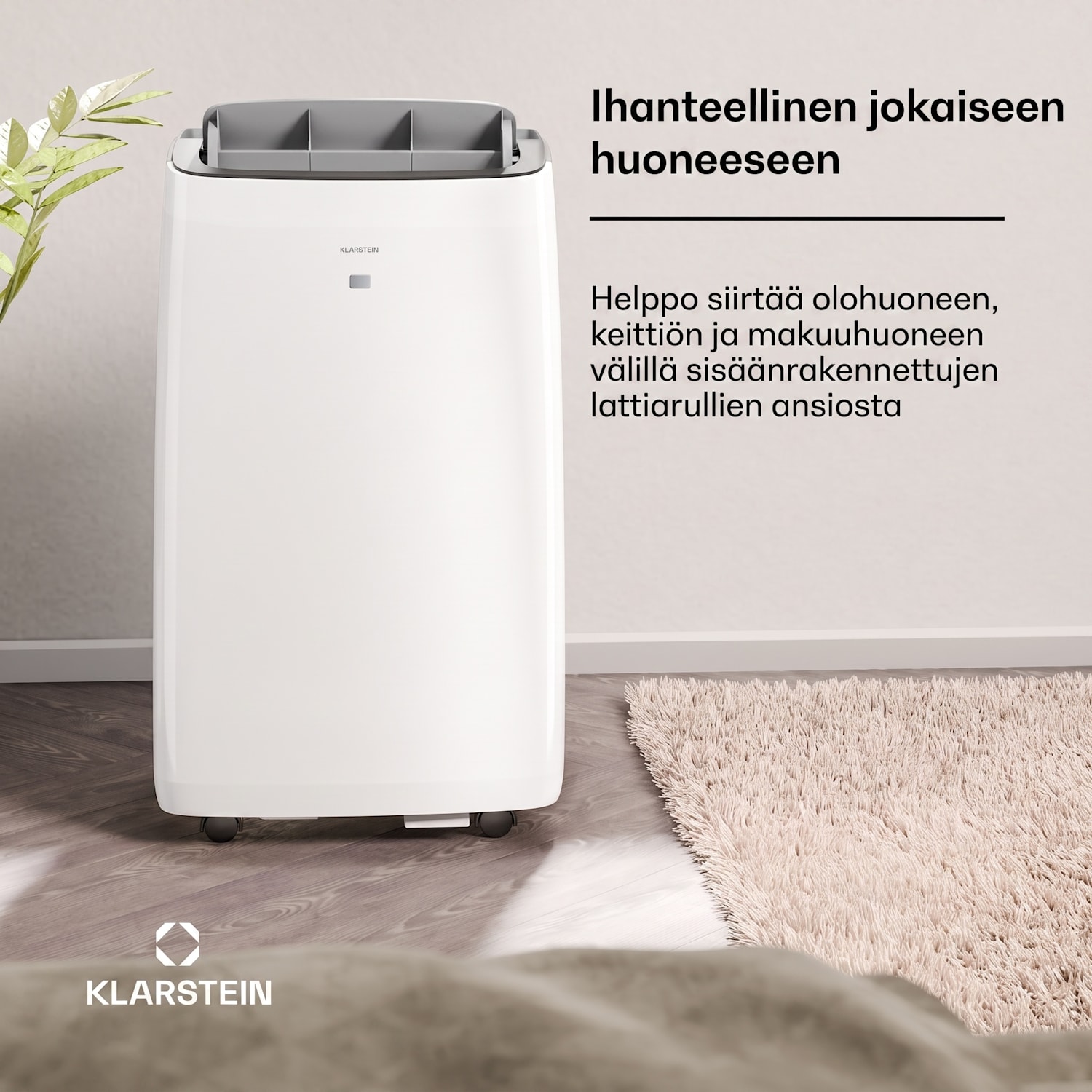 Grandbreeze mobiililaitteinen ilmastointilaite | 16000 BTU | 40 cm | 82 m² | Energiankulutusluokka A 16.000 BTU | Kyllä | Valkoinen