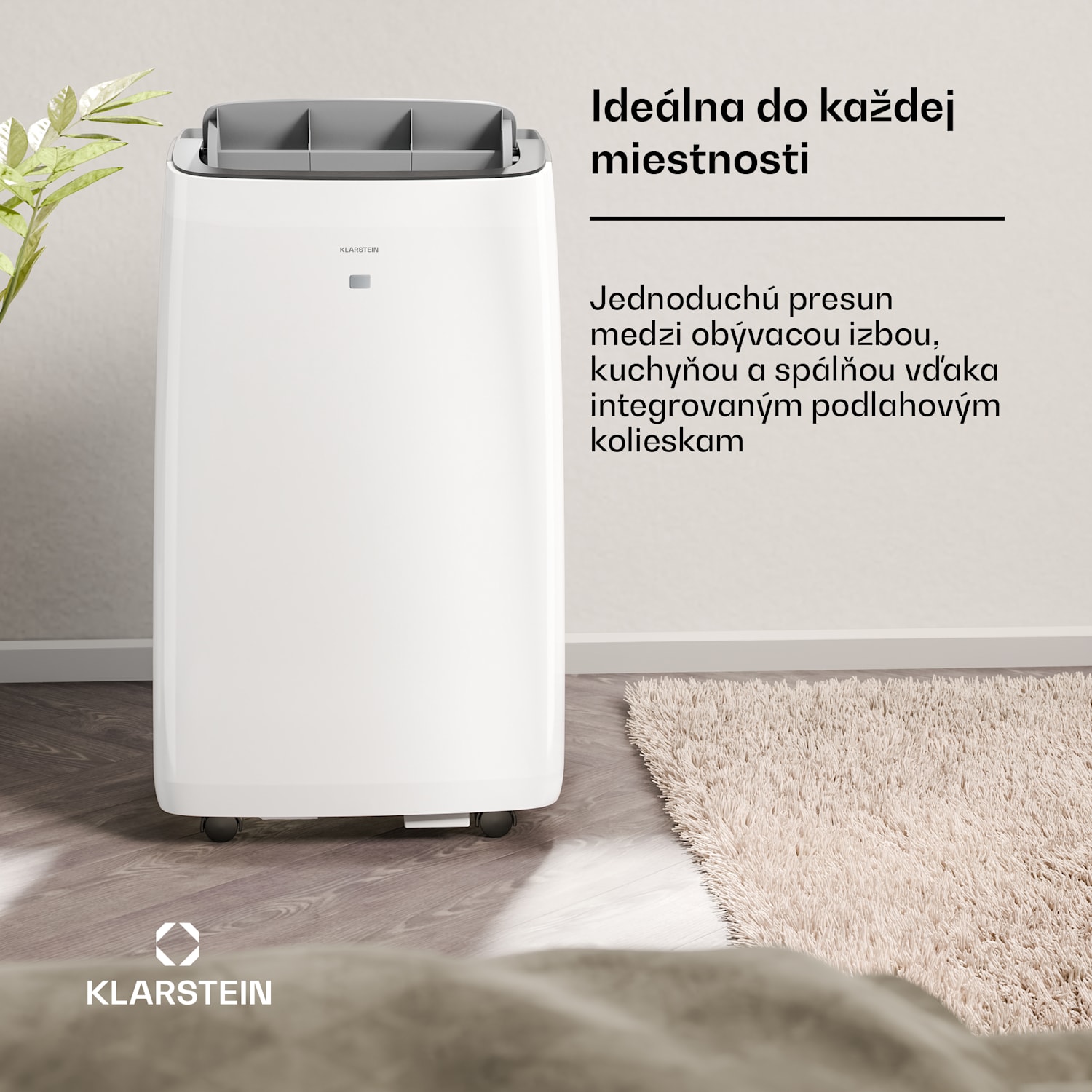 Grandbreeze mobilná klimatizácia | 16000 BTU | 40 cm | 82 m² | Energetická trieda A 16.000 BTU | Áno | Biela