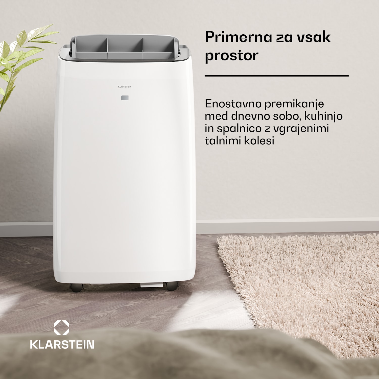 Grandbreeze mobilna klimatska naprava | 16000 BTU | 40 cm | 82 m² | Energijski razred A 16.000 BTU | Da | Bela