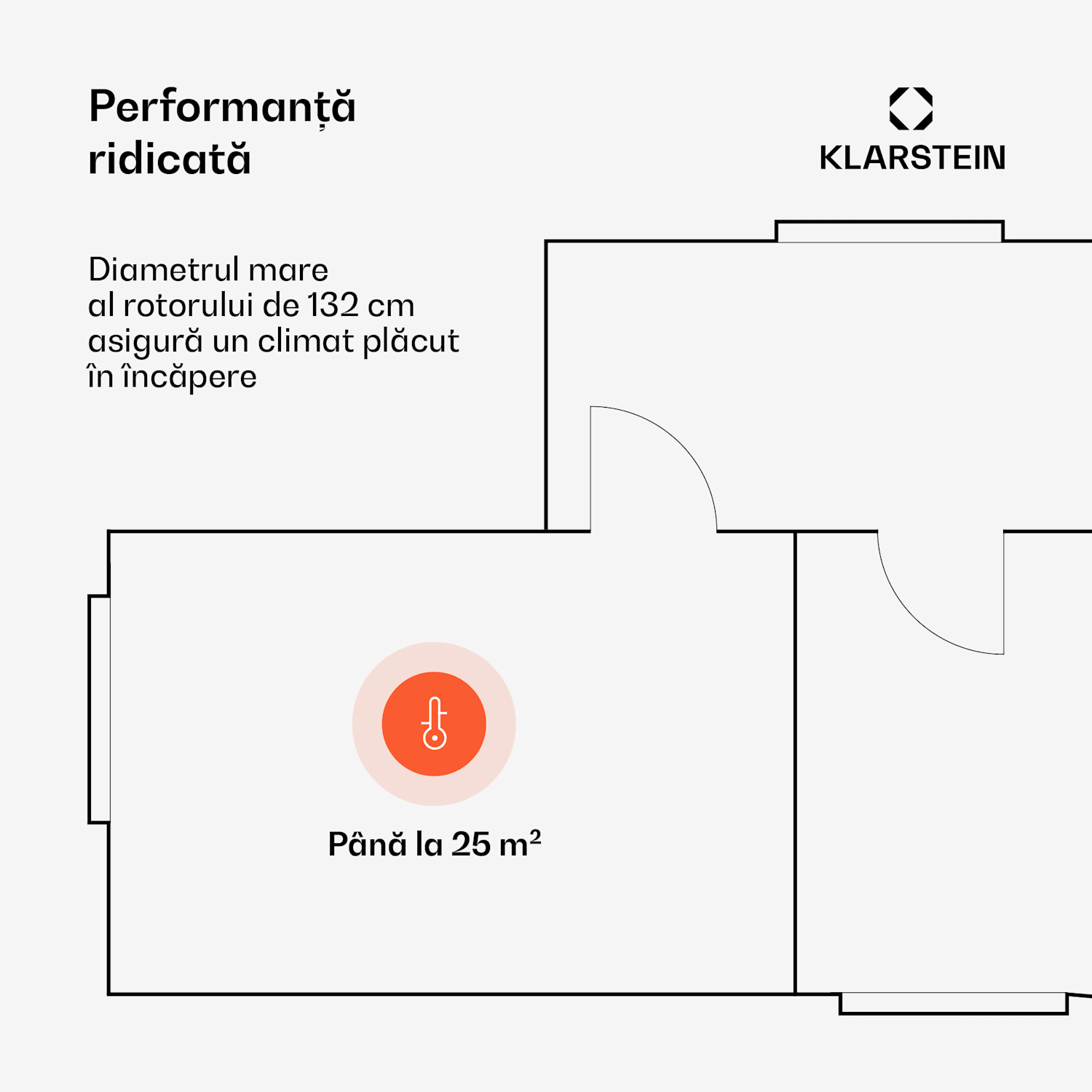 Ventilator de tavan Bolero cu lumină | 132 cm | 35 W | Funcționare silențioasă | Lemn 132 cm (camere 13–25 m²) | Telecomanda | Nuci