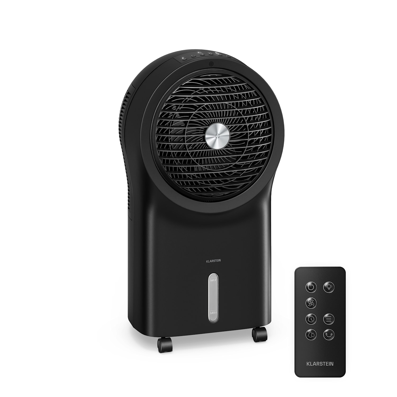 Whirlwind Luftkühler | 320 m³/h | 6 l | 30 m² | 2 Kühlpacks | 3 Modi | 60 W 320 m³/h | Schwarz