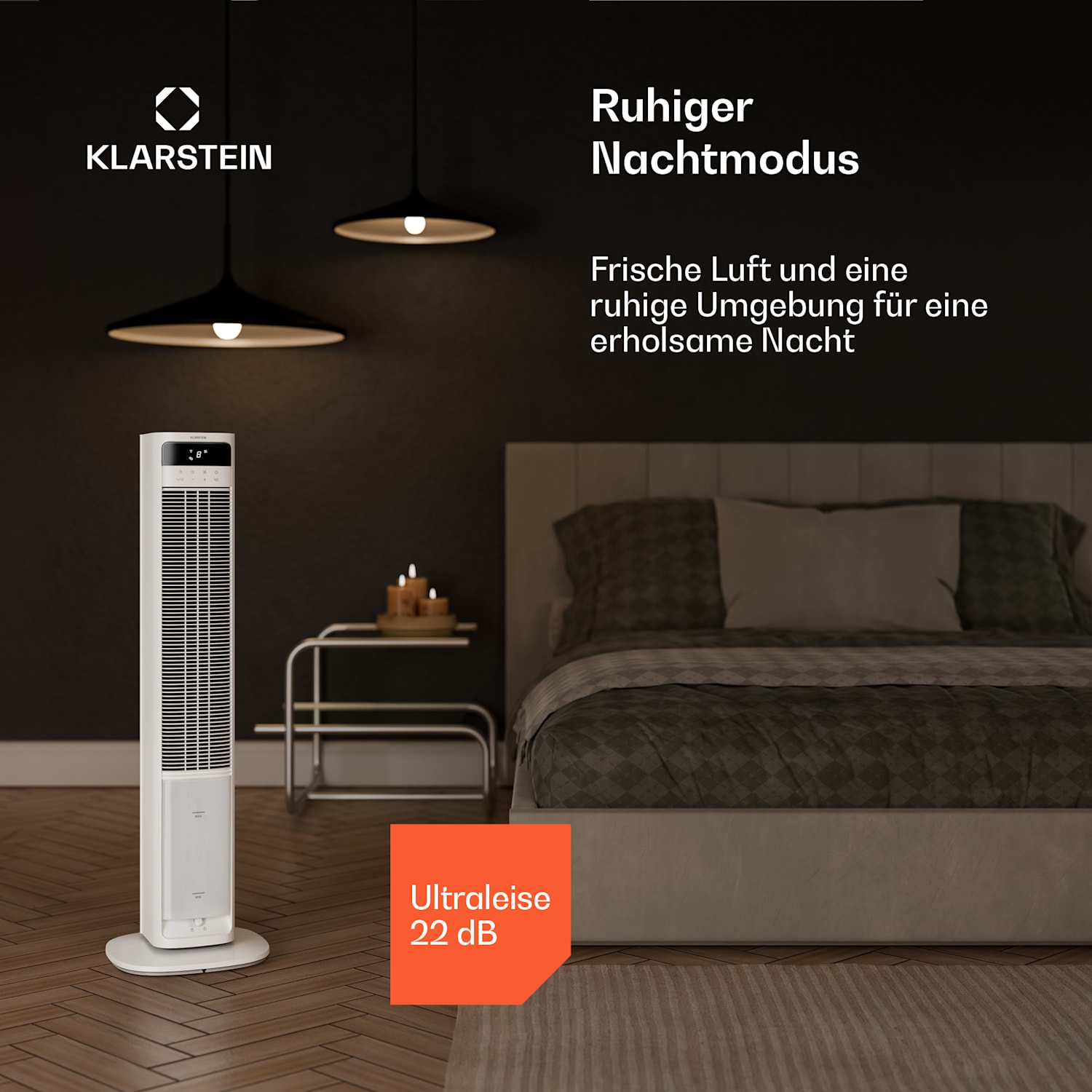 Mistral Smarter Luftkühler mit Wasserkühlung | 365 m³/h | 4 l | 35 m² | 3 Modi | 36 W Ja | Weiß