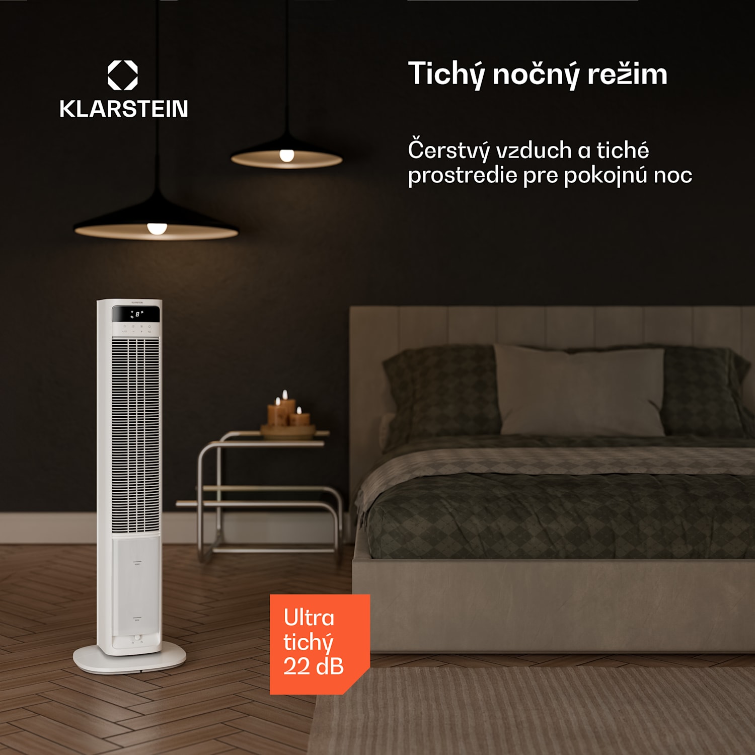 Mistral inteligentný ochladzovač vzduchu s vodným chladením | 365 m³/h | 4 l | 35 m² | 3 režimy | 36 W Áno | Biela