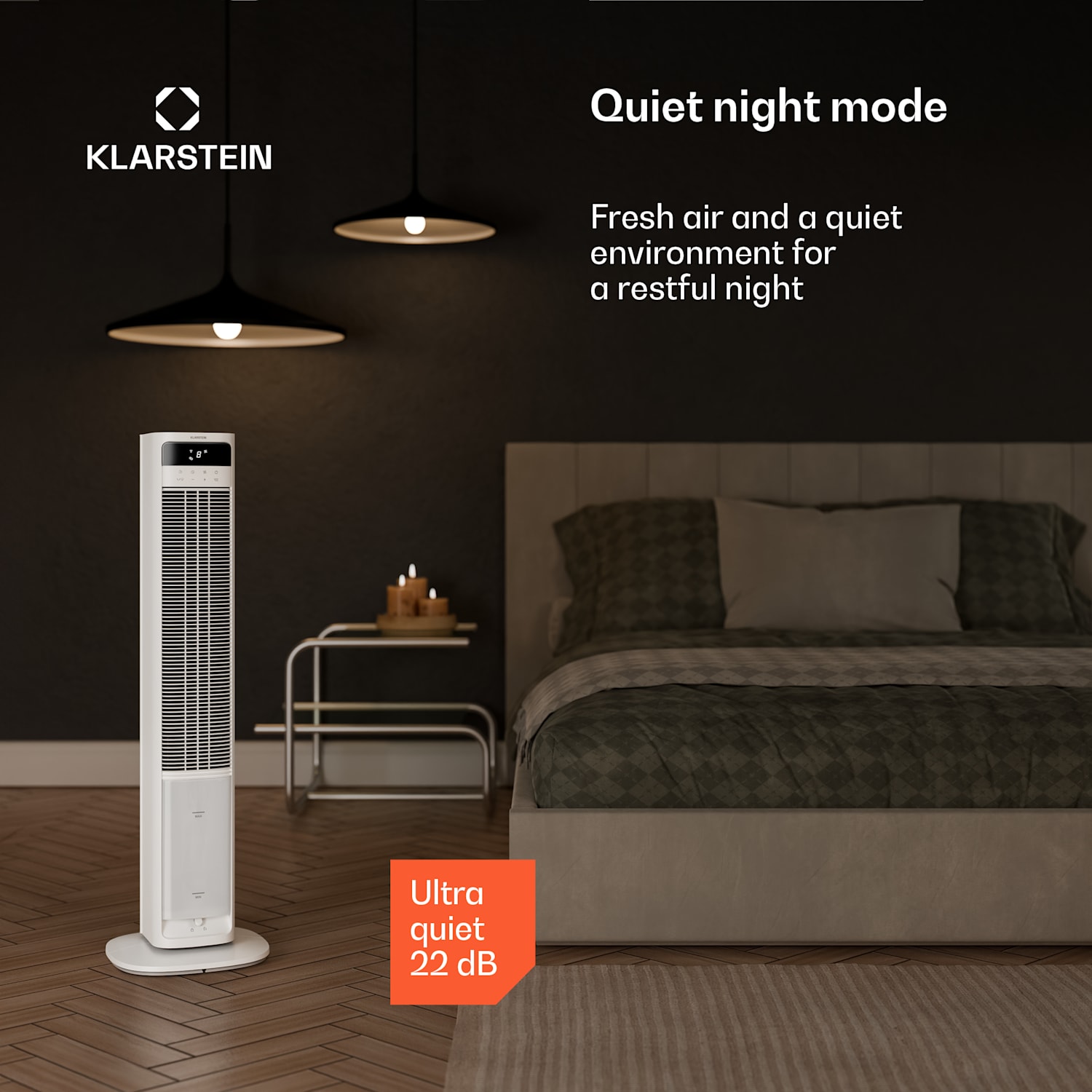 Mistral smart luchtkoeler met waterkoeling | 365 m³/uur | 4 l | 35 m² | 3 modi | 36 W Ja | Wit