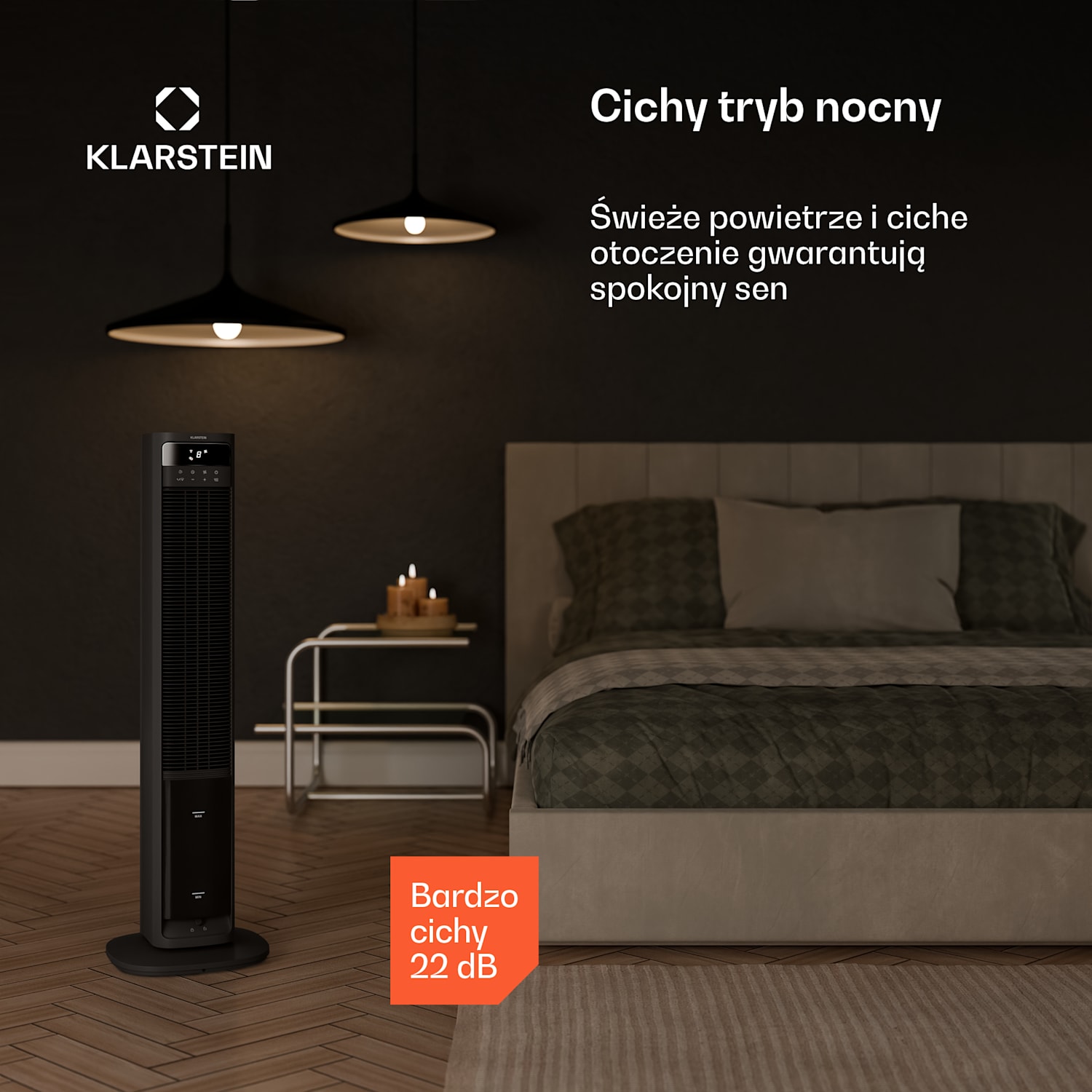 Mistral Smart klimator przenośny | 365 m³/h | 4 l | 35 m² | 3 tryby | 36 W Tak | Czarny