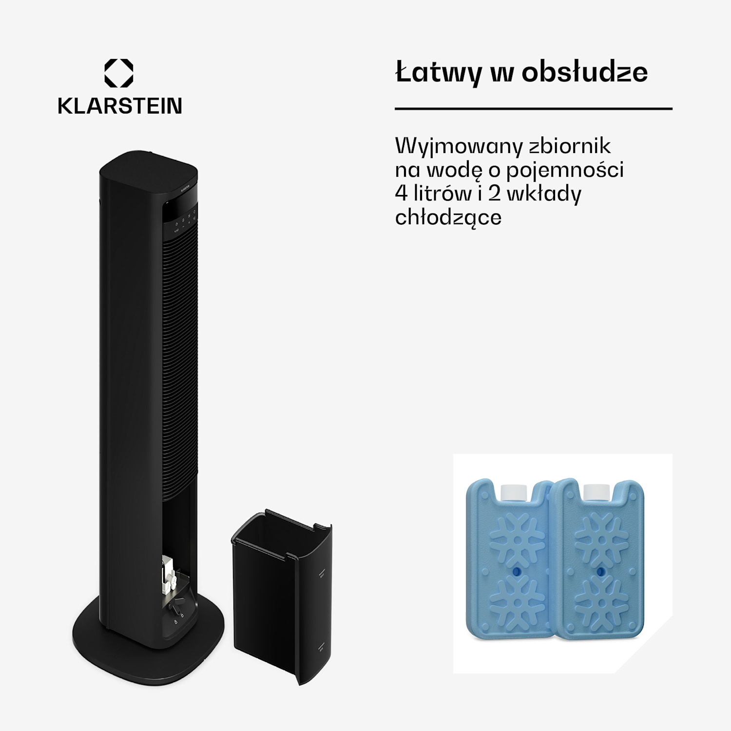 Mistral Smart klimator przenośny | 365 m³/h | 4 l | 35 m² | 3 tryby | 36 W Tak | Czarny