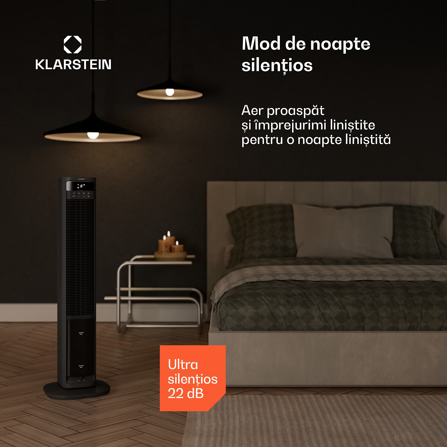 Răcitor de aer inteligent Mistral cu răcire prin apă | 365 m³/h | 4 L | 35 m² | 3 moduri | 36 W Da | Negru