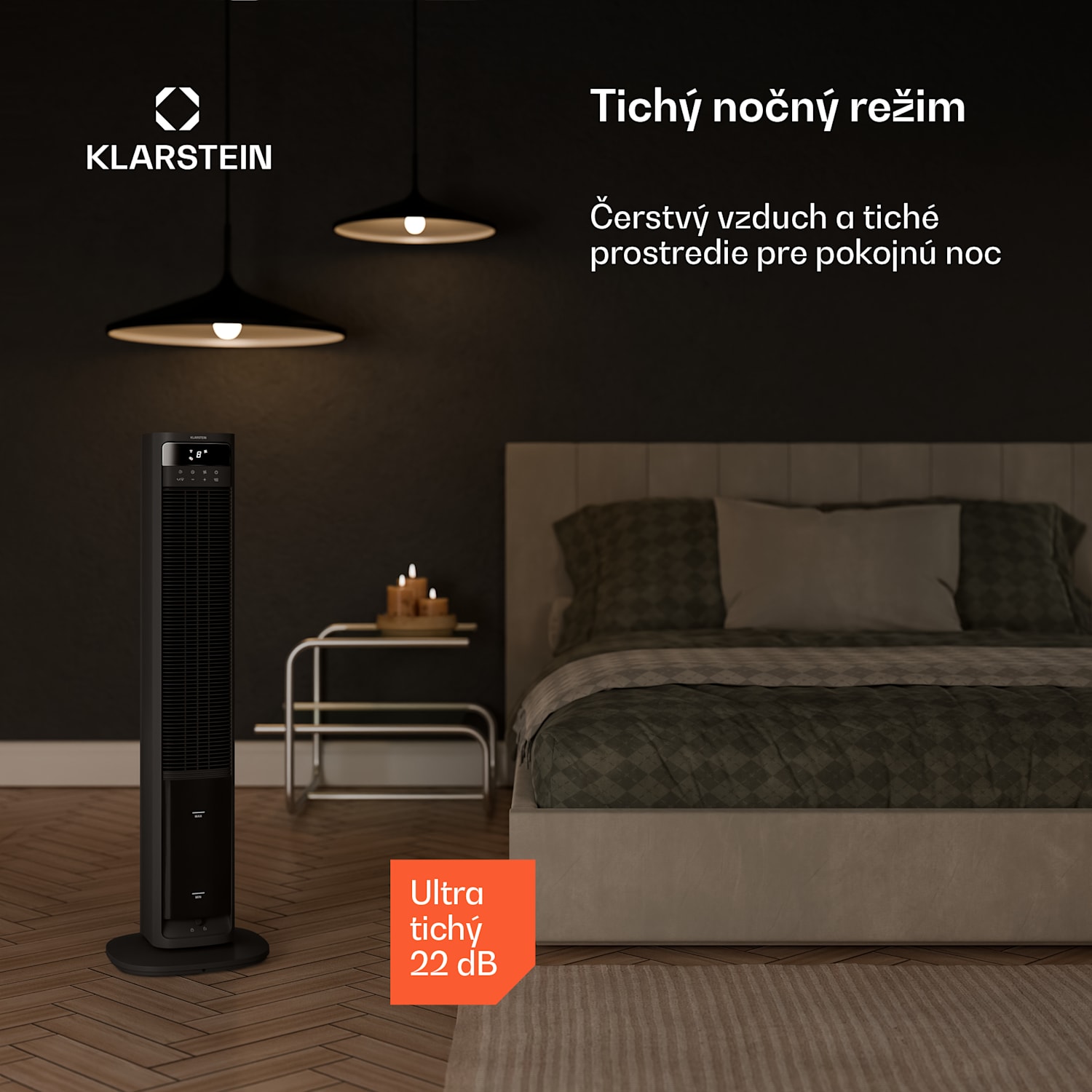 Mistral inteligentný ochladzovač vzduchu s vodným chladením | 365 m³/h | 4 l | 35 m² | 3 režimy | 36 W Áno | Čierna