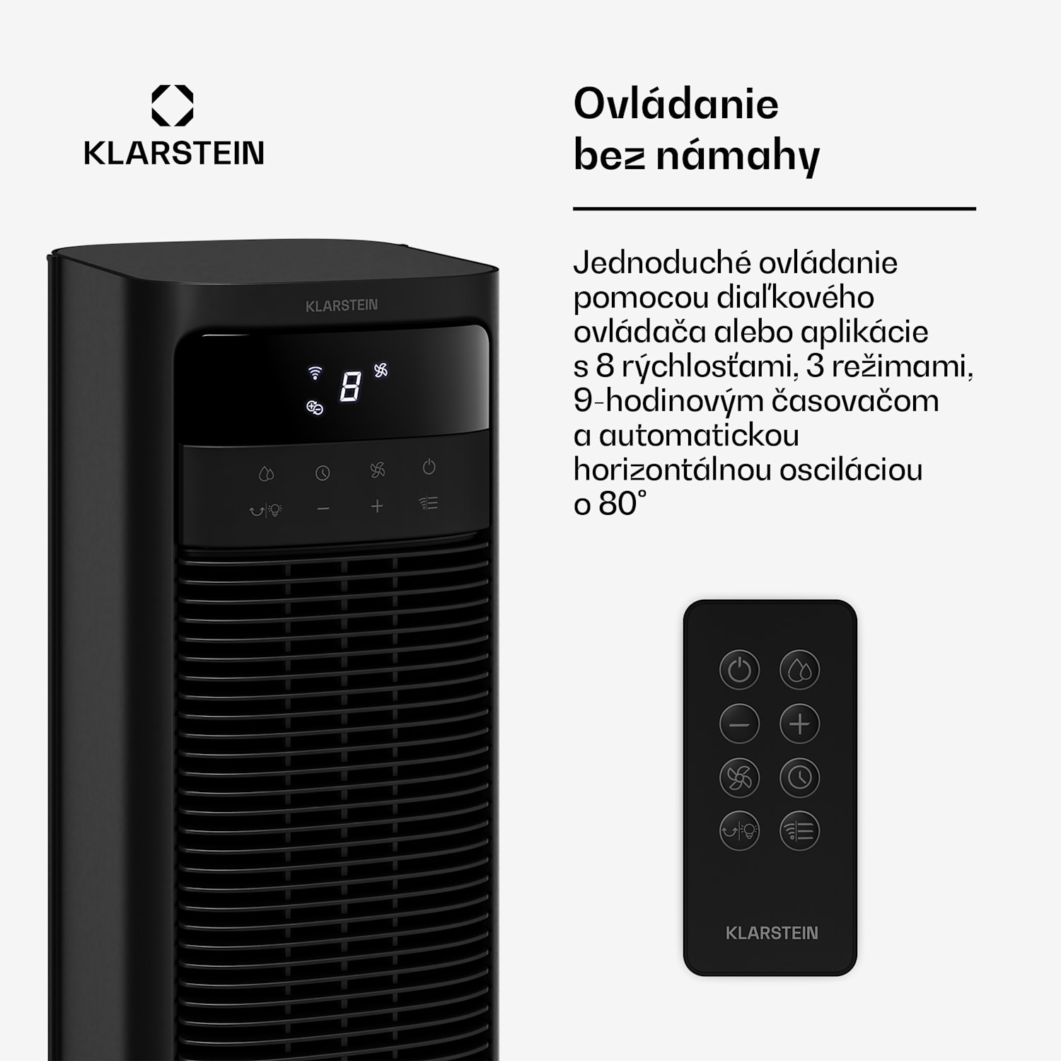 Mistral inteligentný ochladzovač vzduchu s vodným chladením | 365 m³/h | 4 l | 35 m² | 3 režimy | 36 W Áno | Čierna