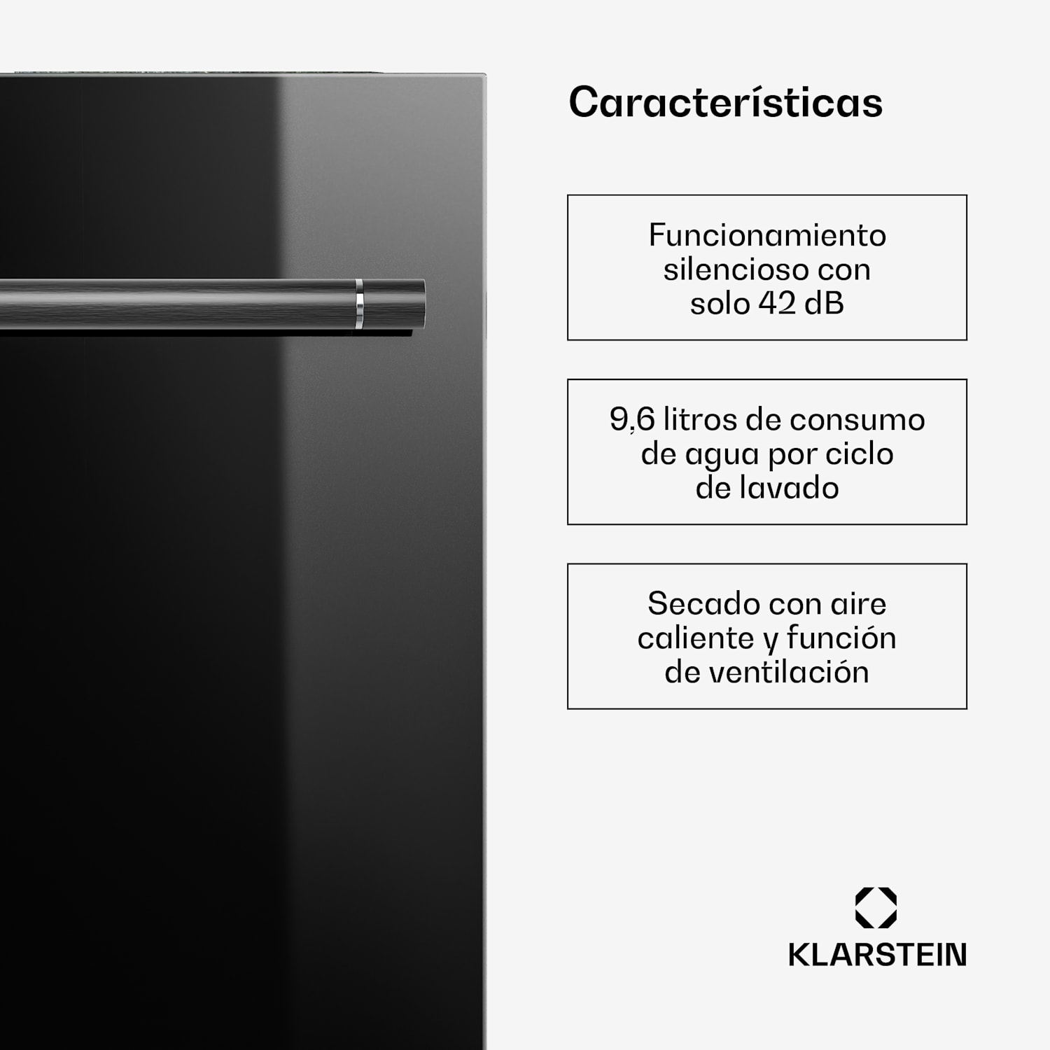 Lavavajillas empotrable Luxara | 8 programas | Tecnología Aqua-Stop | 1900 W | 60 cm 
