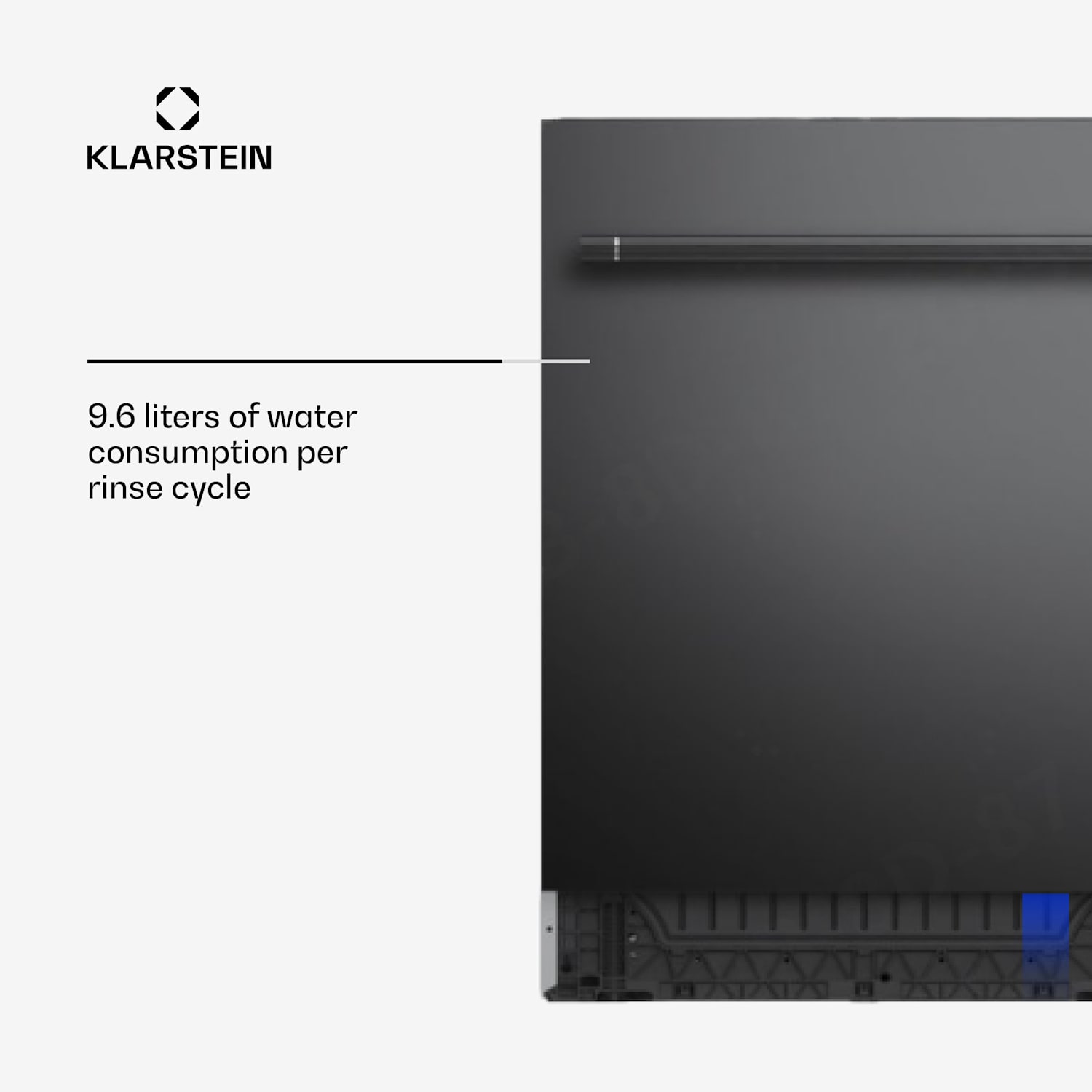 Luxara upotettava astianpesukone | 8 ohjelmaa | Aqua-Stop-teknologia | 1900 W | 60 cm 