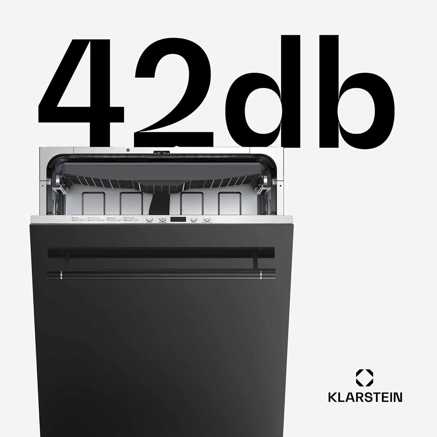 Luxara upotettava astianpesukone | 8 ohjelmaa | Aqua-Stop-teknologia | 1900 W | 60 cm 