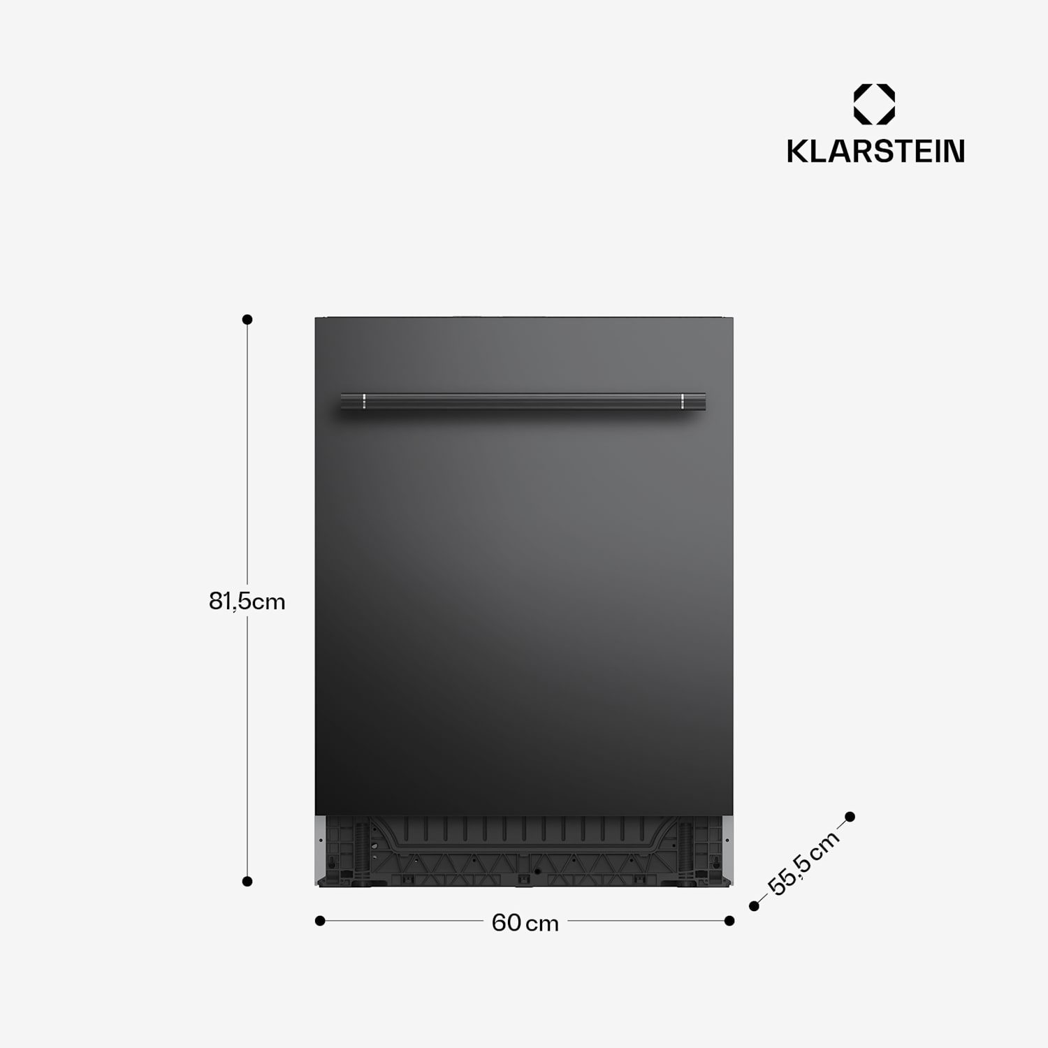 Luxara upotettava astianpesukone | 8 ohjelmaa | Aqua-Stop-teknologia | 1900 W | 60 cm 