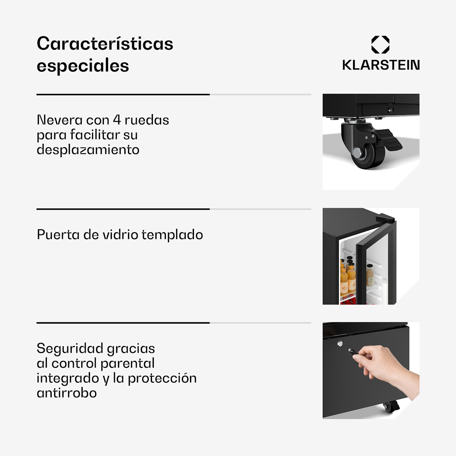GrandCooler Gastro refrigerador de bebidas | 191,5 x 43 cm | Iluminación interior LED | Negro 220 L | Negro