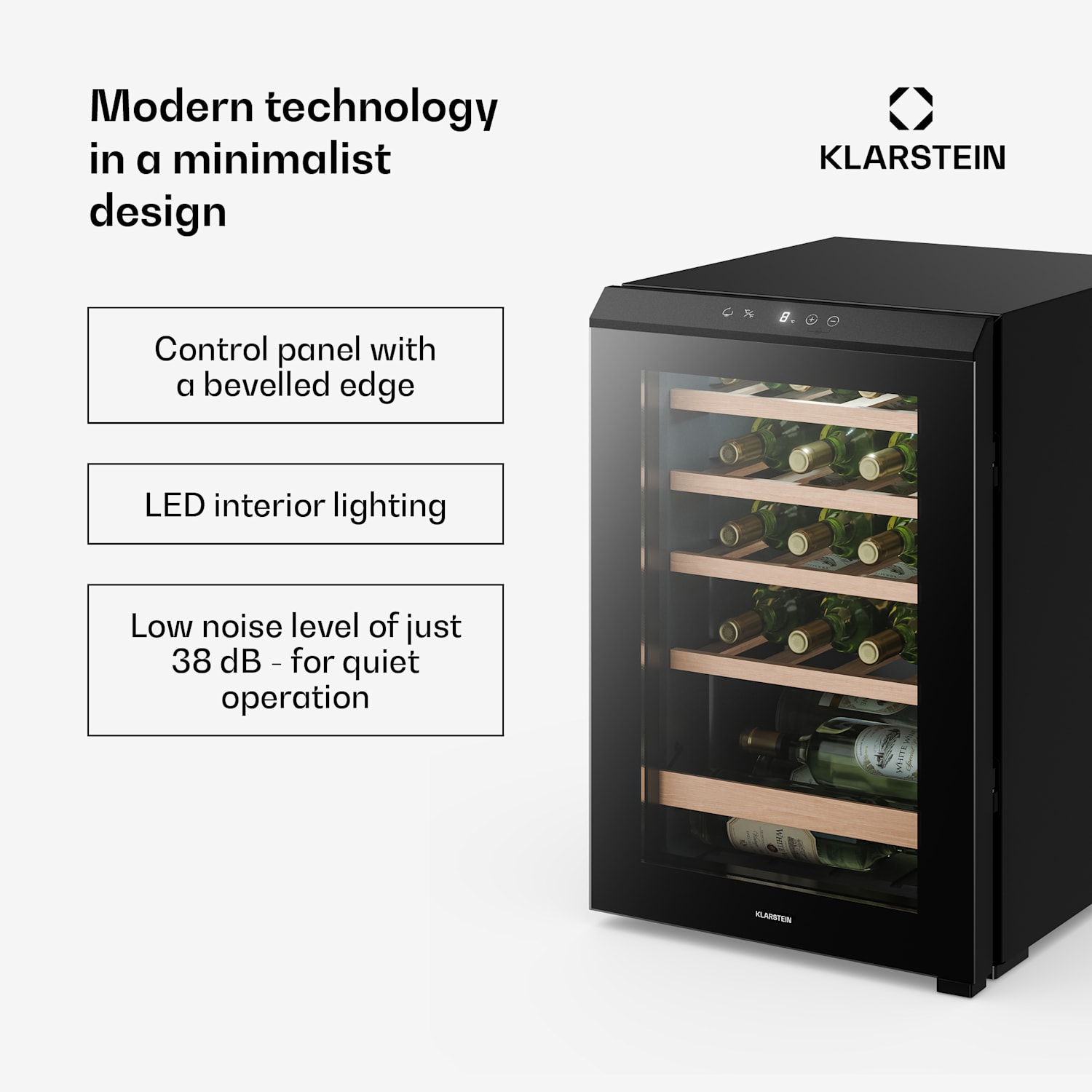 Bevora freestanding wine cooler | 4 drawers | 62 litres | 20 bottles | 43 cm 20 bottles