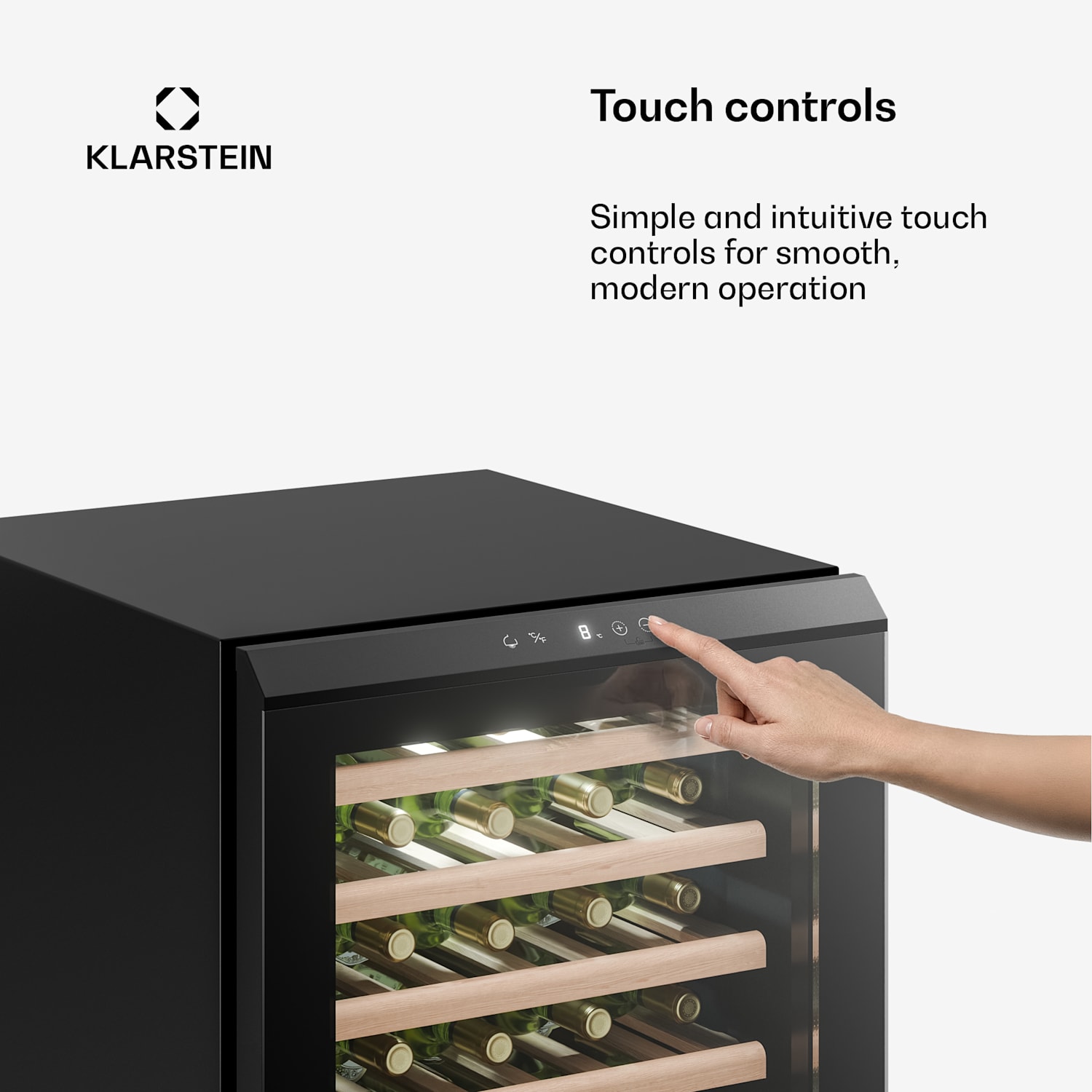 Bevora freestanding wine cooler | 6 drawers | 128 litres | 48 bottles | 54 cm 48 bottles