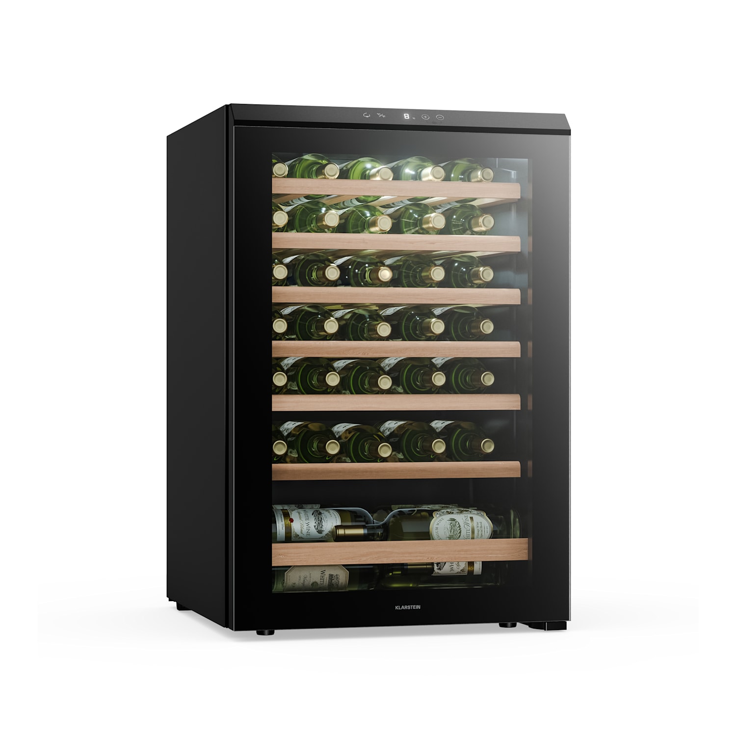Bevora Weinkühlschrank freistehend | 6 Einschübe | 128 Liter | 48 Flaschen | 54 cm 48 Flaschen
