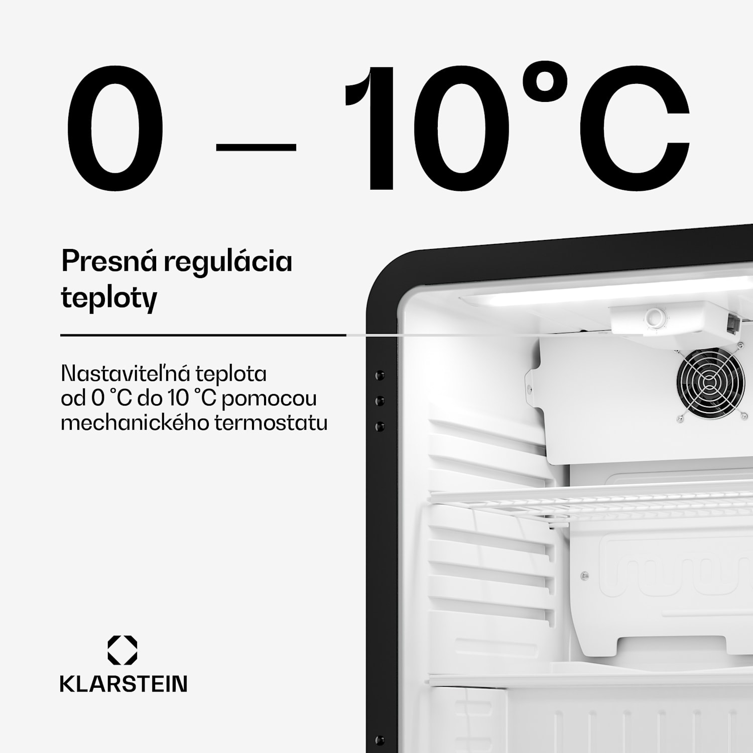 Audrey Evo chladič nápojov | 56 x 38 cm | LED vnútorné osvetlenie | 85 W | 42 dB 68 Ltr | Strieborná