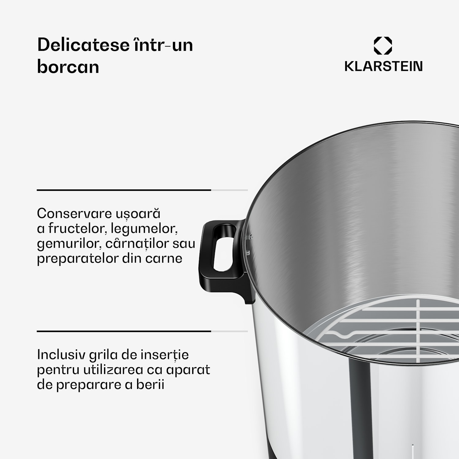 Biggie aparat pentru conservare și vin fiert | 25 litri | 30-100 °C | 2000 W | oțel inoxidabil 25 L | Digital | Argintiu