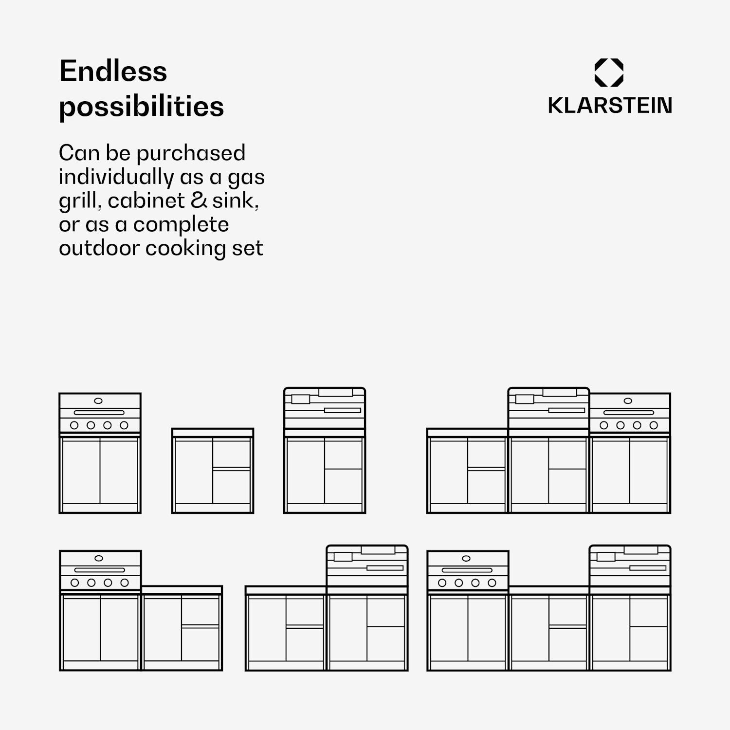 WaldChef Grelhador a gás | 4 queimadores | 50 mbar | 12800 W | Grelha de ferro fundido | Aço inoxidável 