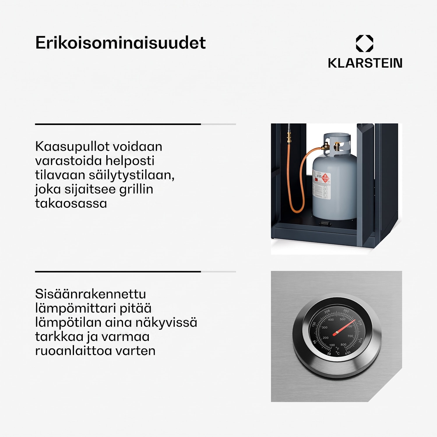 WaldChef ulkokeittiö | Kaasugrilli | 4 poltinta | 30 mbar | 12800 W | Valurautaritilä | Ruostumaton teräs Kaasugrilli 30mbar