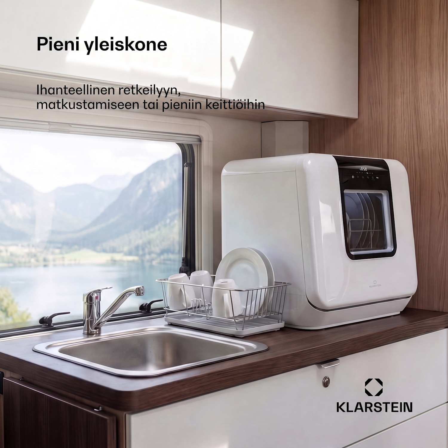 Melville pöytätiskikone | 7 ohjelmaa | Aqua-Stop-teknologia | 860 W | 42 cm D