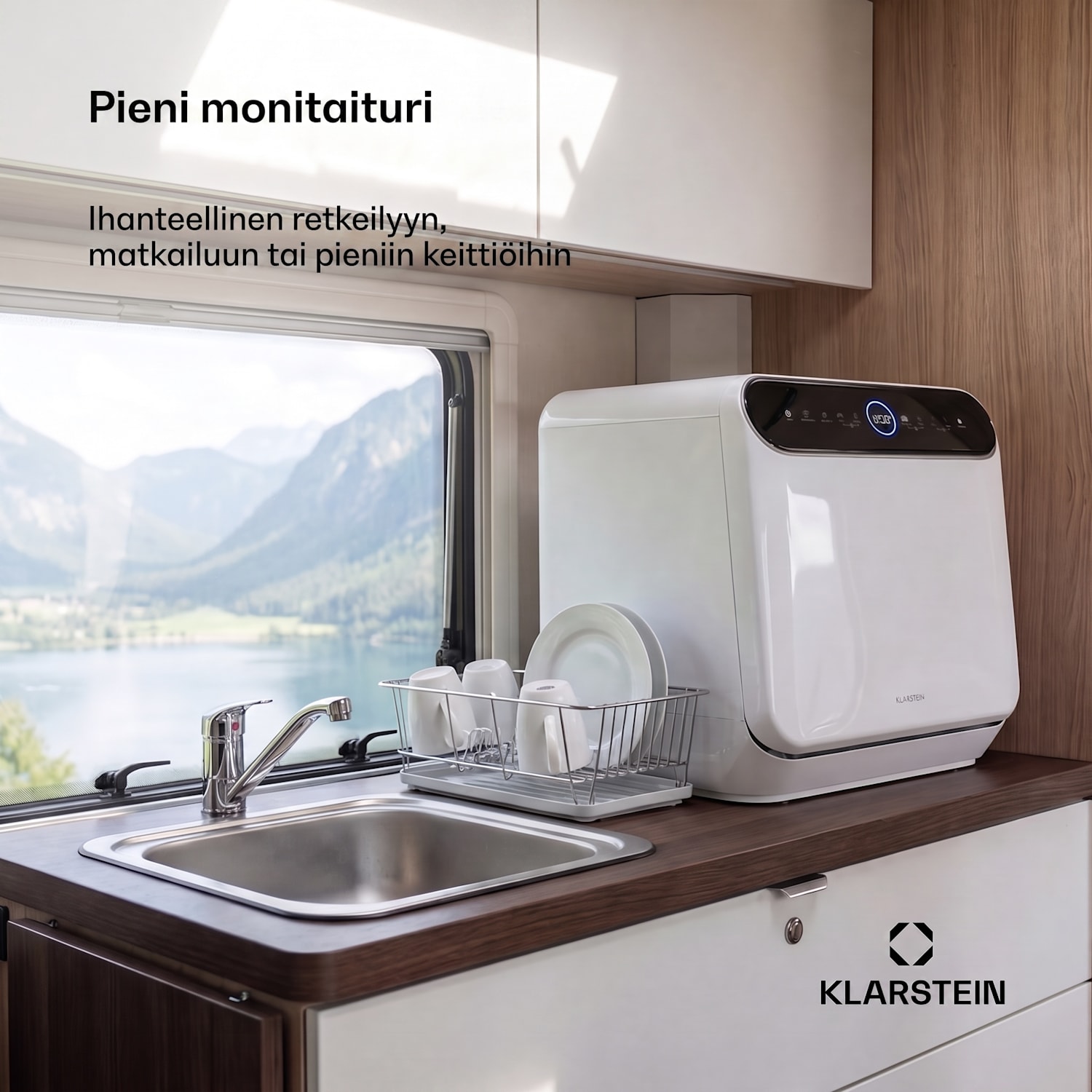 Oceana pöytätiskikone | 7 ohjelmaa | Aqua-Stop-teknologia | 860 W | 42 cm D