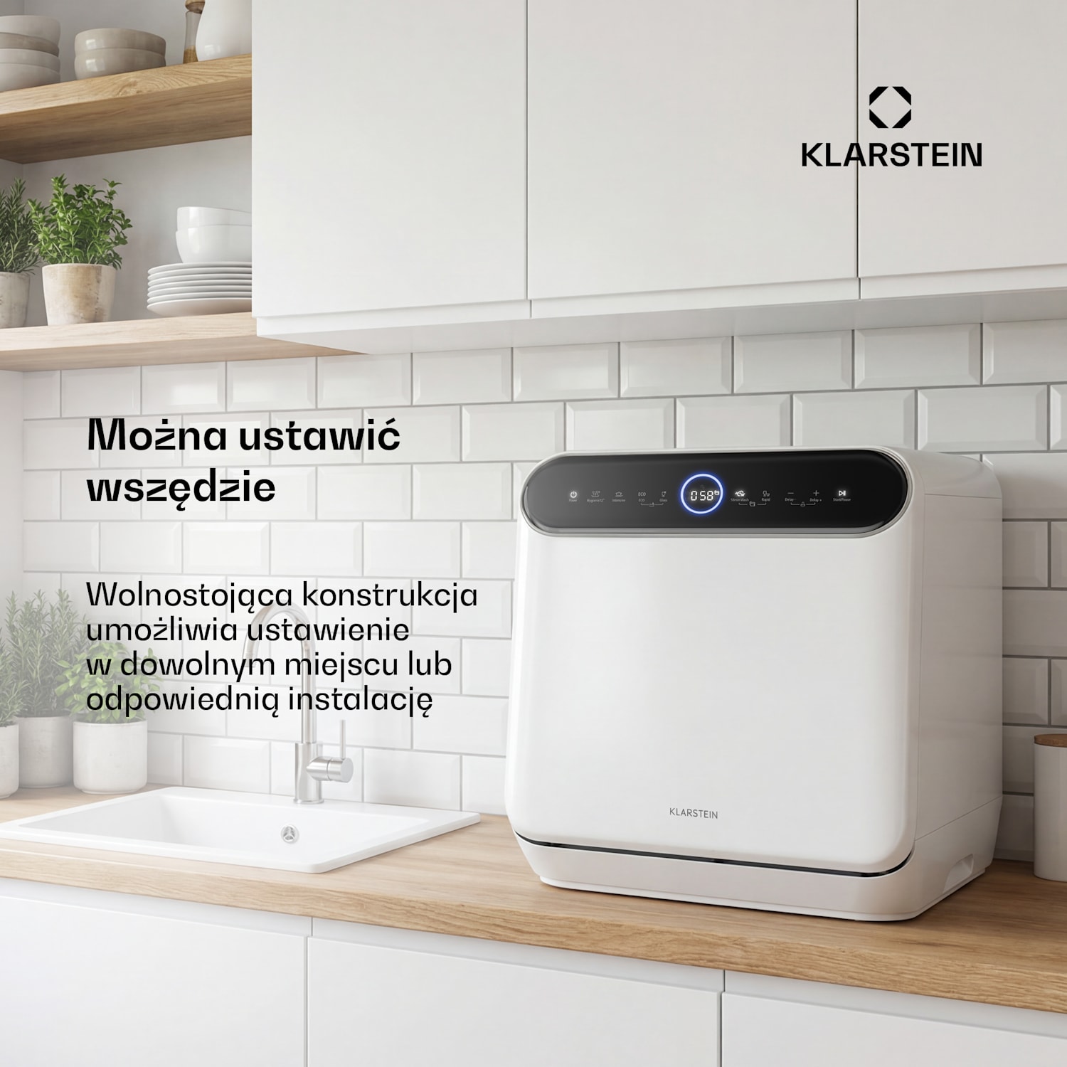 Zmywarka blatowa Oceana | 7 programów | Technologia Aqua-Stop | 860 W | 42 cm D