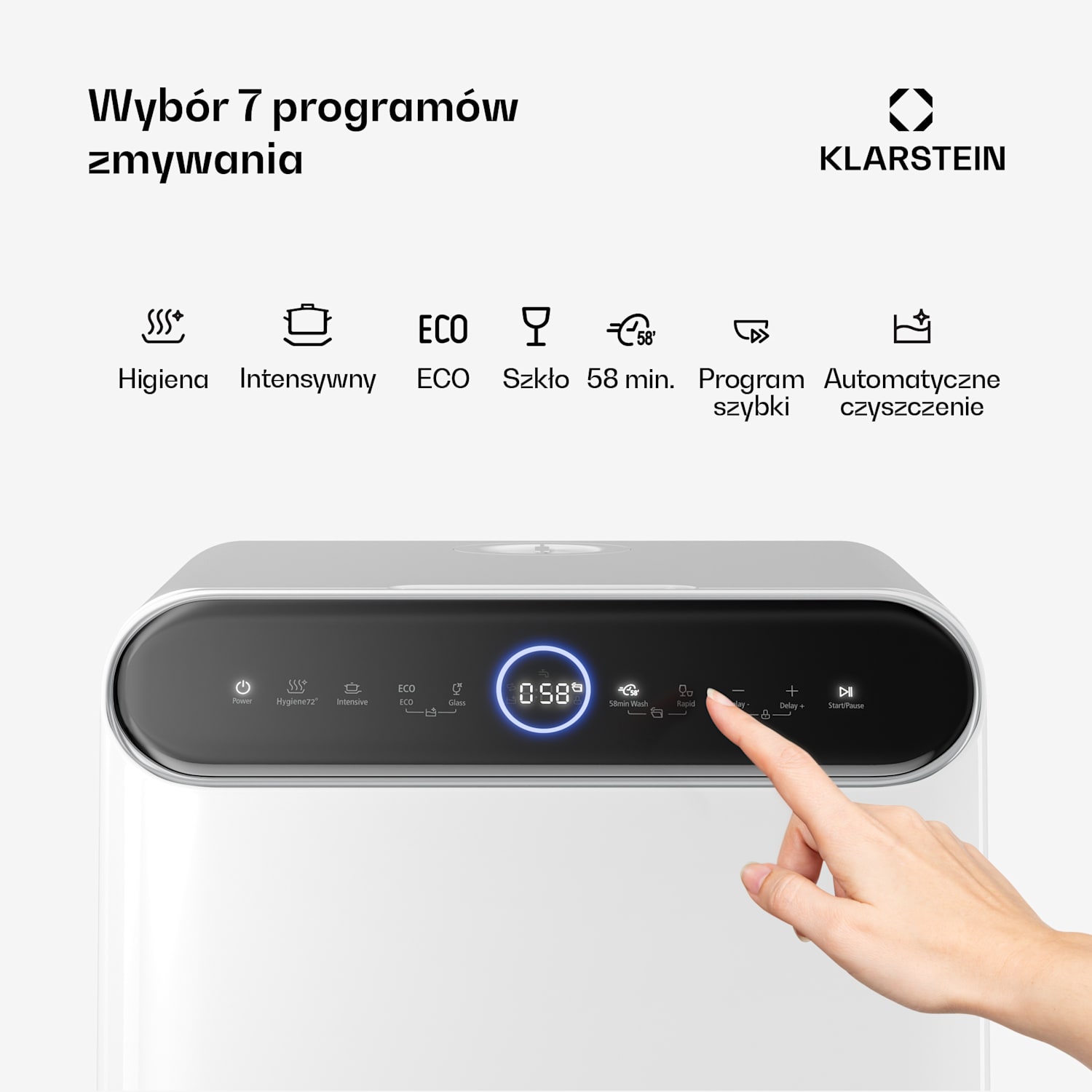 Zmywarka blatowa Oceana | 7 programów | Technologia Aqua-Stop | 860 W | 42 cm D