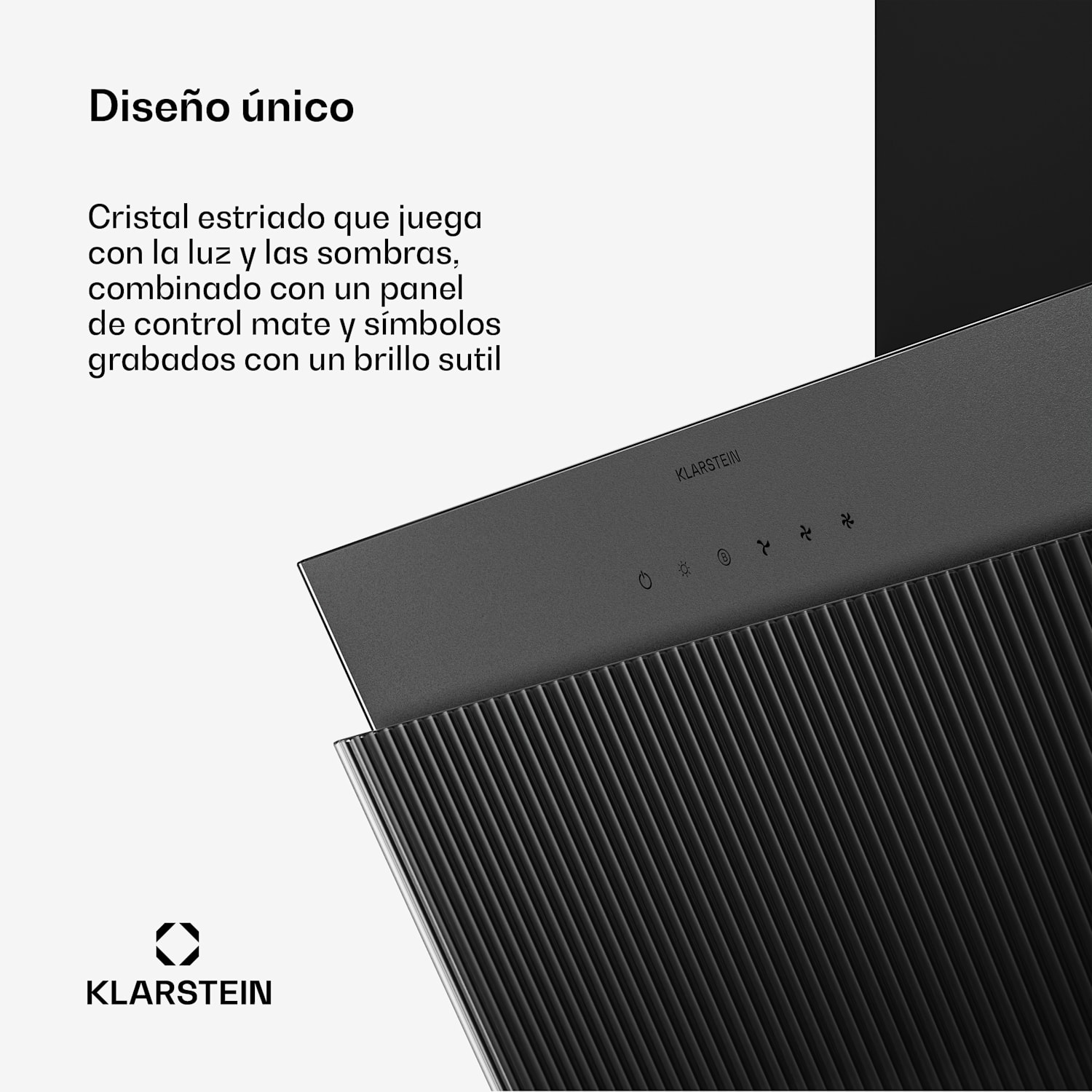 Wavyn Campana extractora inclinada | Modo de extracción y recirculación | Diseño de alta calidad | 661 m³/h | 60 cm 