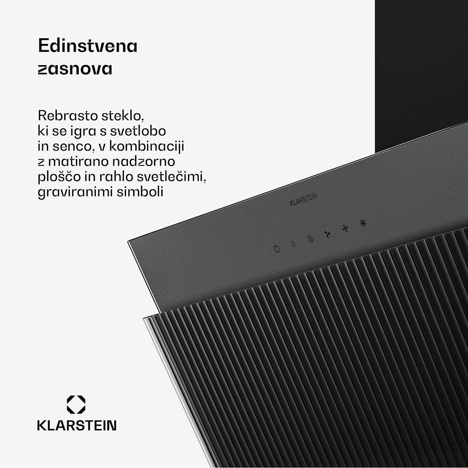 Wavyn poševna napa | Načini odsesavanja in recirkulacije | Visoka kakovost | 661 m³/h | 60 cm 