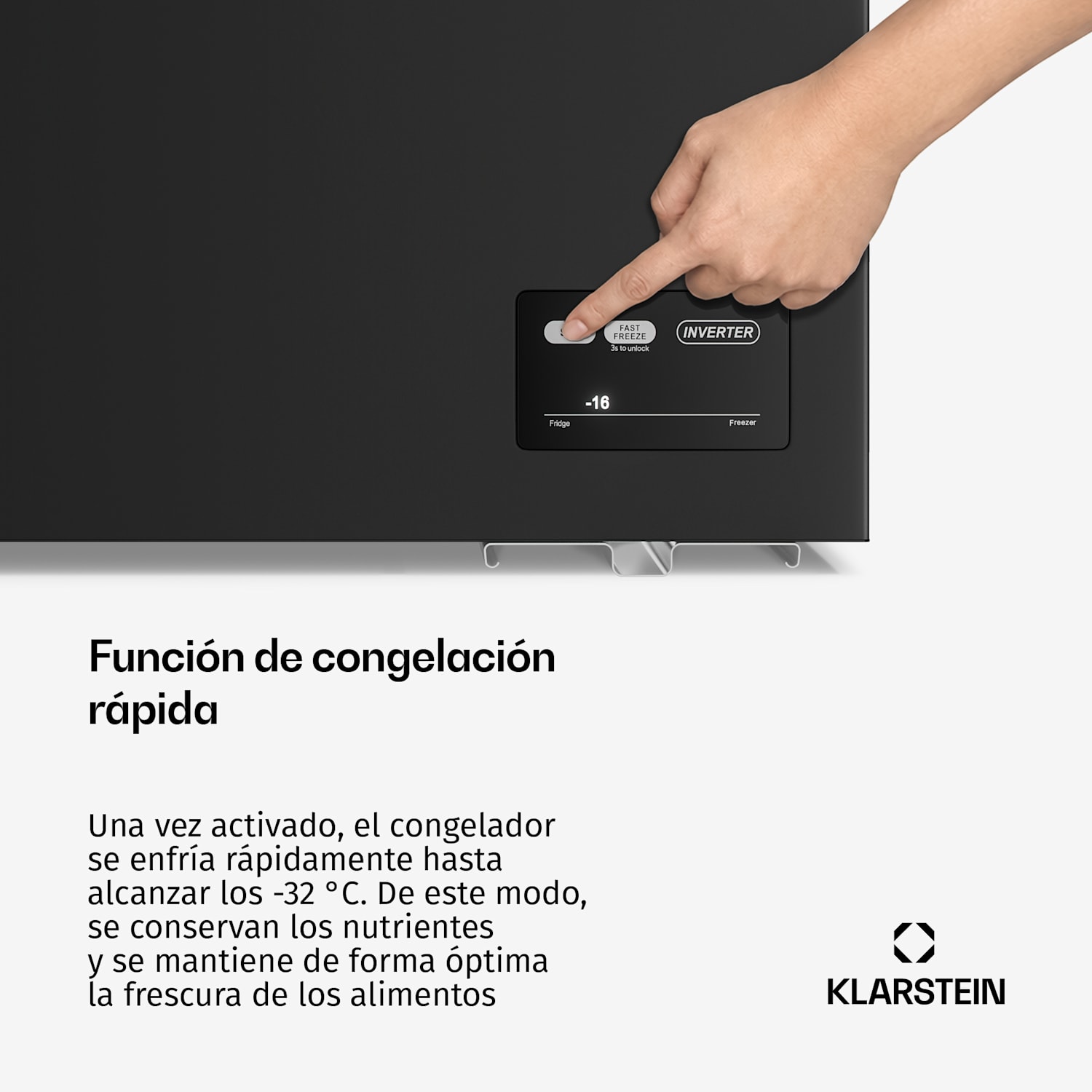 Iceblokk arcón congelador | 142 l | 84 cm | de 0 °C a -24 °C | 4 estrellas | plateado 
