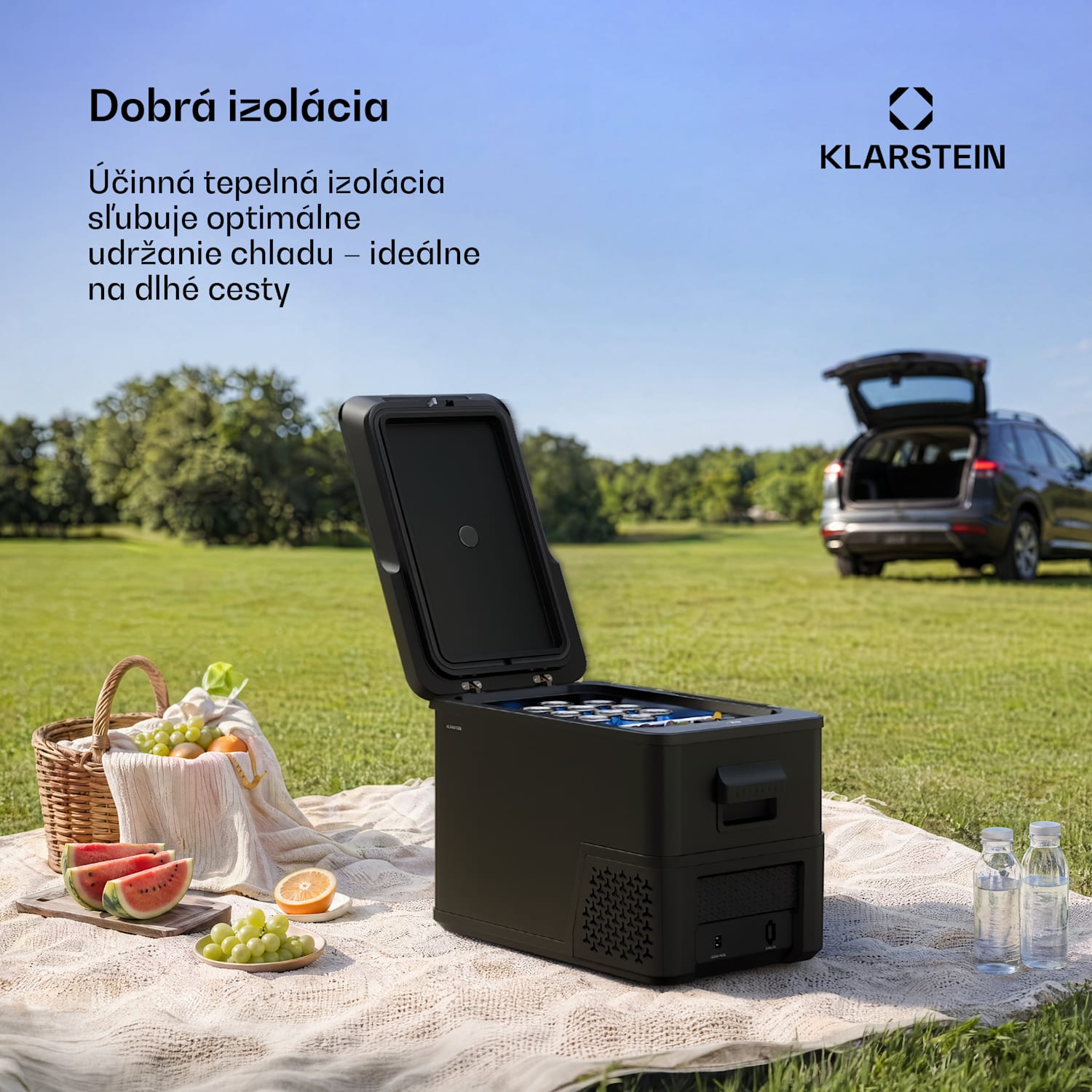 Arctiq chladiaci box | S kompresorom | 27 litrov | 36 plechoviek | -20 až 20 °C | Čierny | 60 cm 