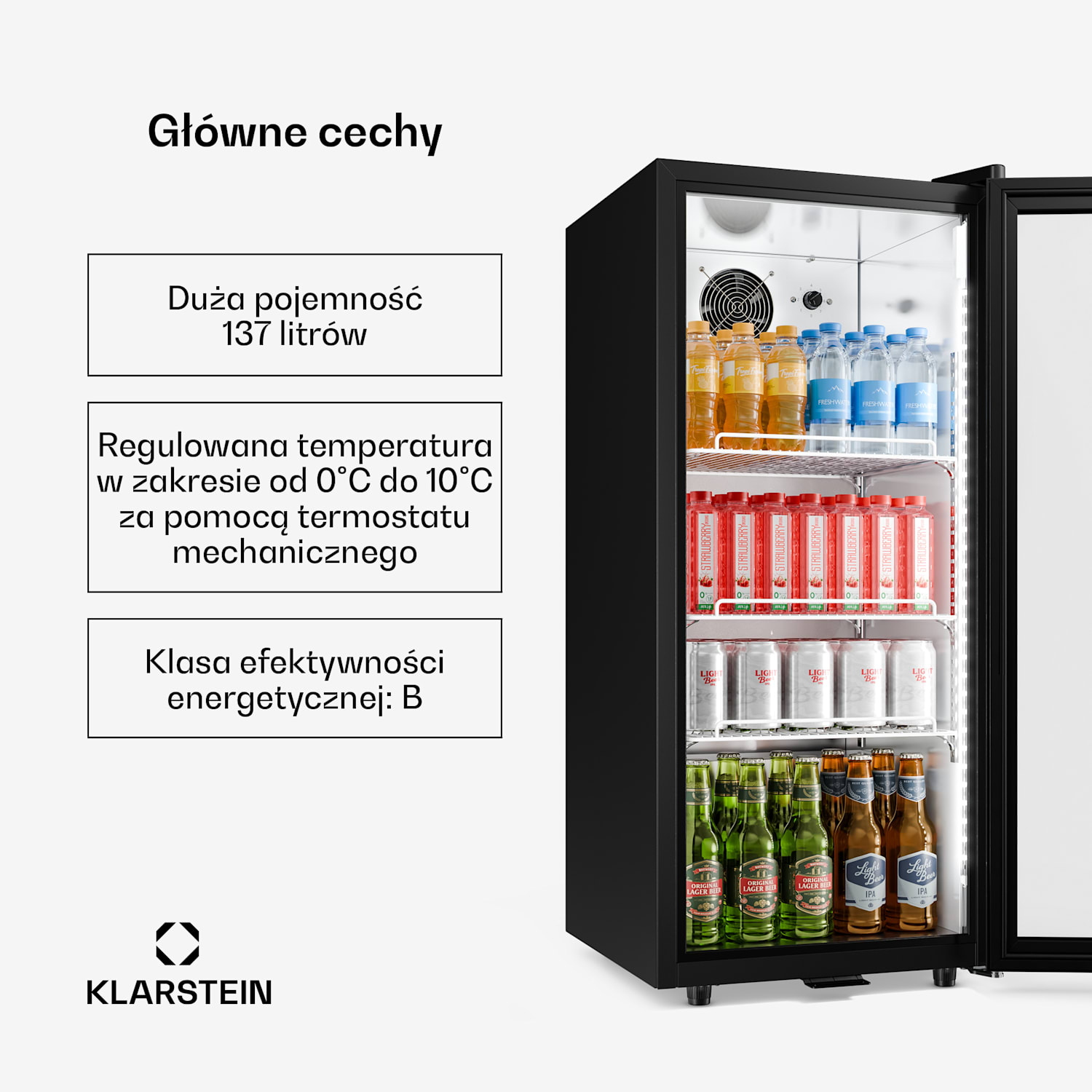Kamini FXL 2G, kominek elektryczny, wkład kominkowy, 1800 W, iluzja płomienia LED 3D Antyczna czerń