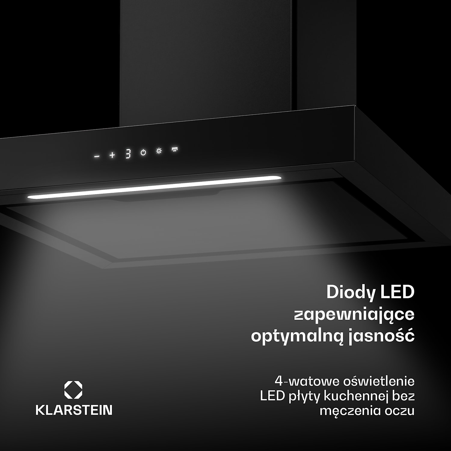 Okap ścienny poziomy Vapura | Elegancki, nowoczesny, wydajny | Klasa energetyczna A++ | 609 m³/h | 60 cm 