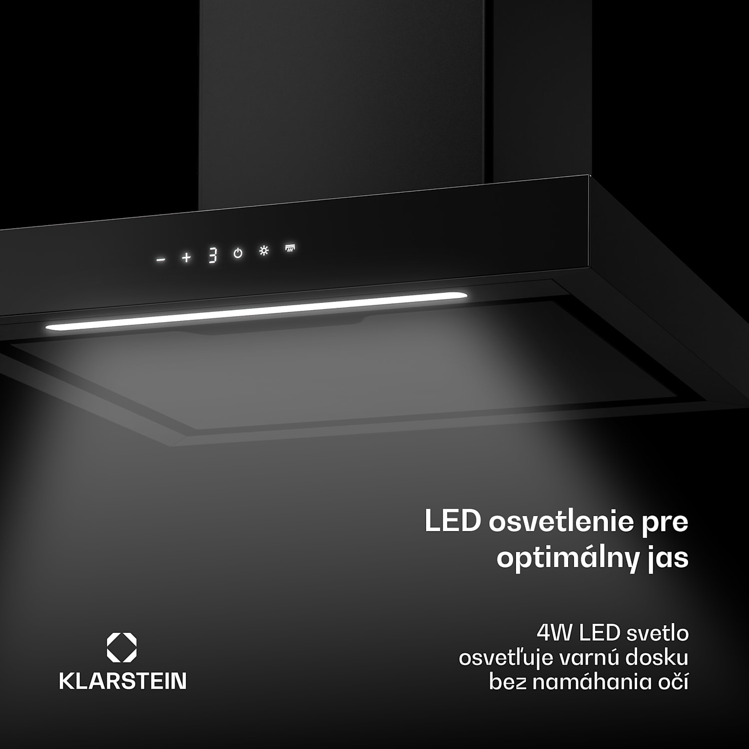 Vapura horizontálny nástenný digestor | Ušľachtilý, moderný, výkonný | Energetická trieda A++ | 609 m³/h | 60 cm 