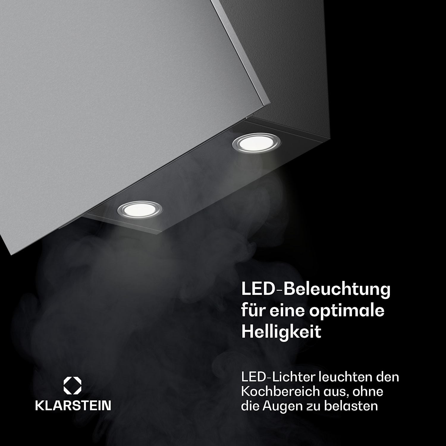 Silver Lining Kopffreihaube | Abluft- und Umluftmodus | Hochwertiges Design |  597 m³/h | 60 cm 60 cm