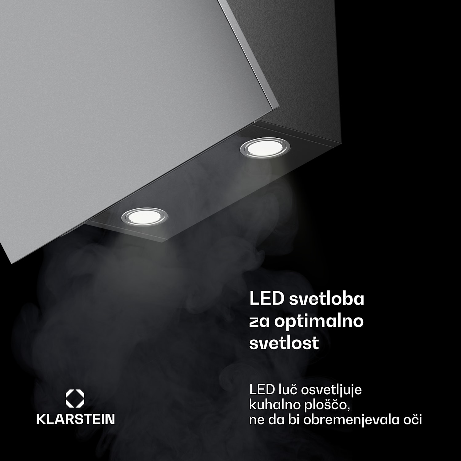 Nagnjena napa Silver Lining | Načini odsesavanja in recirkulacije | Visoka kakovost | 597 m³/h | 60 cm 60 cm