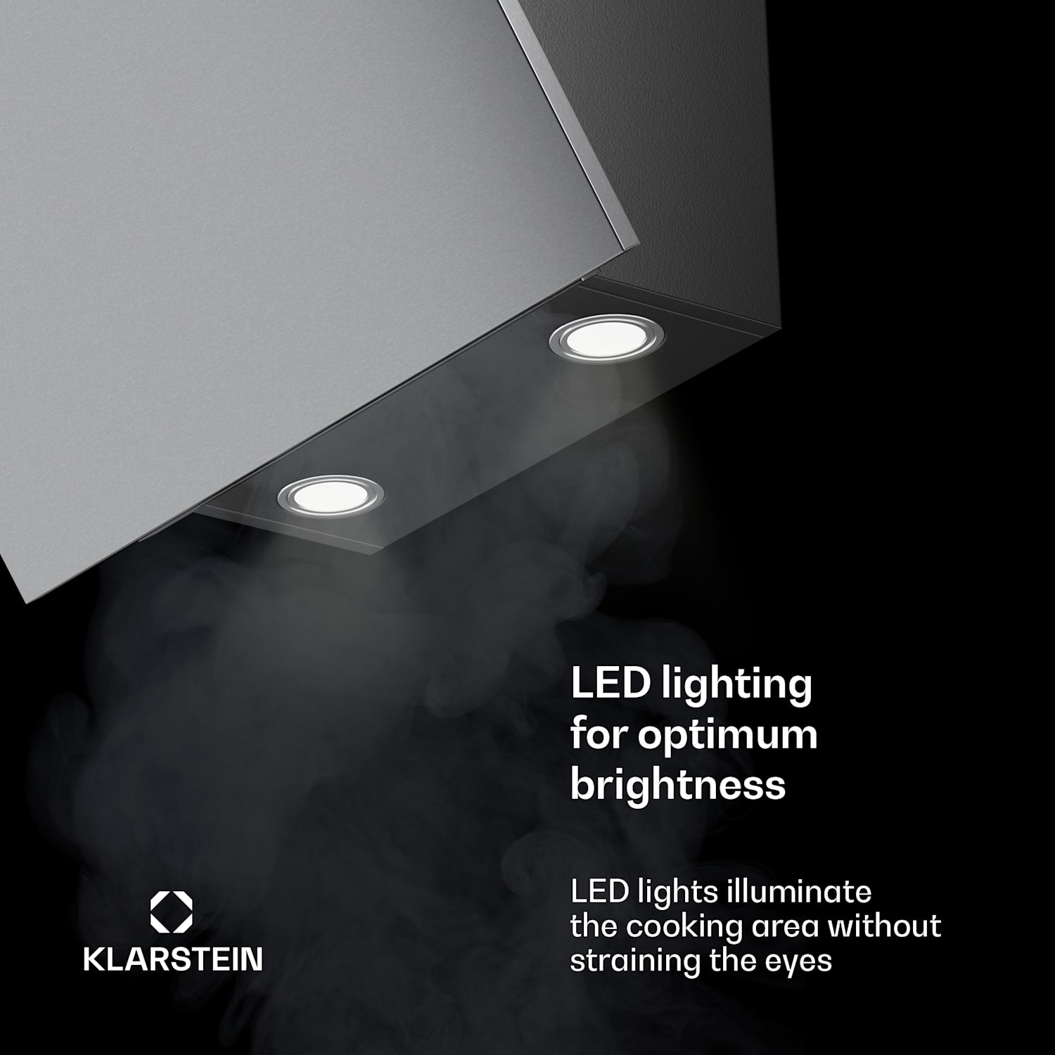 Silver Lining -kuvuton liesituuletin | poistoilma- ja kiertoilmakäyttö | laadukas muotoilu | 597 m³/h | 60 cm 60 cm