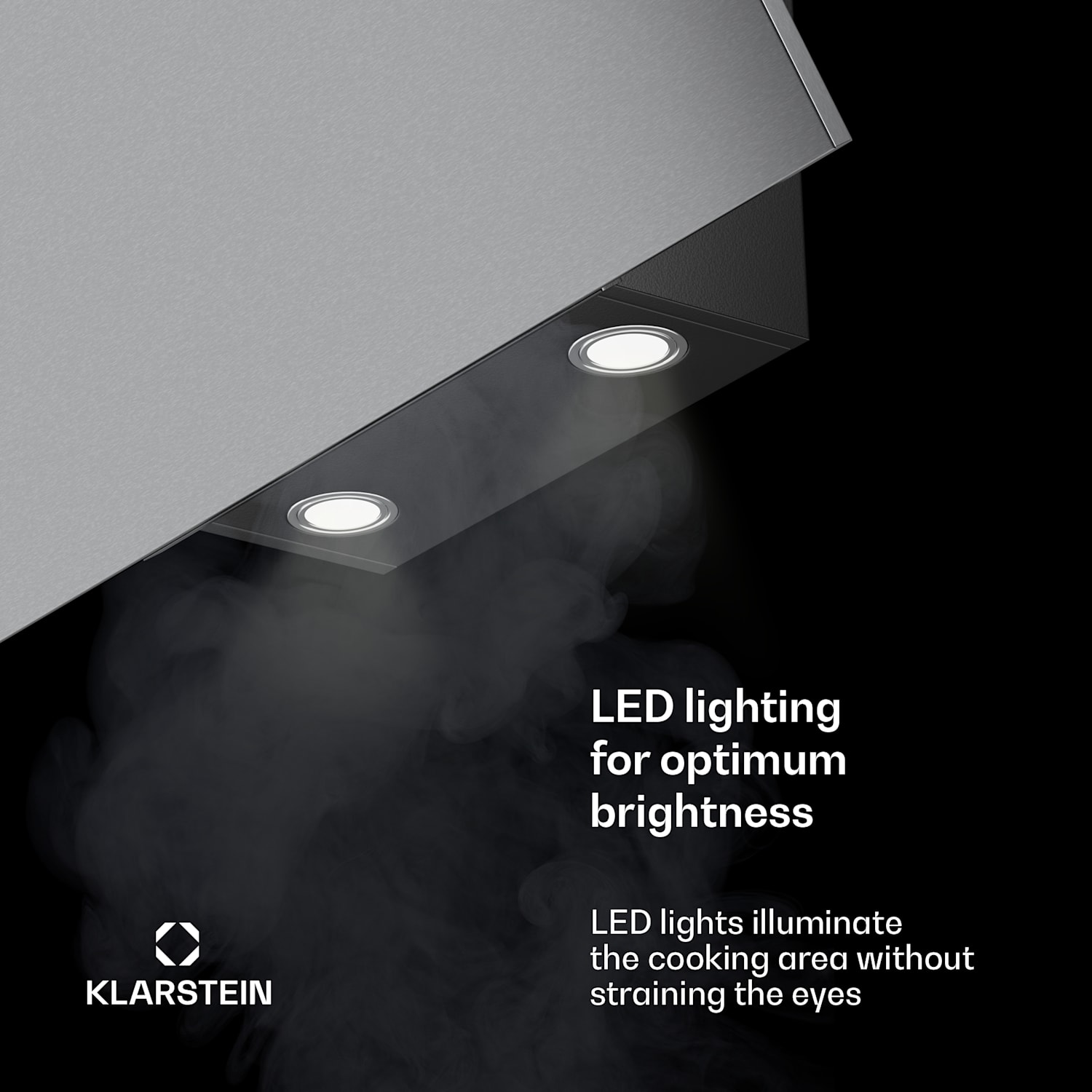 Silver Lining schuine afzuigkap | afvoer- en recirculatiemodus | hoogwaardig design | 597 m³/h | 90 cm 90 cm