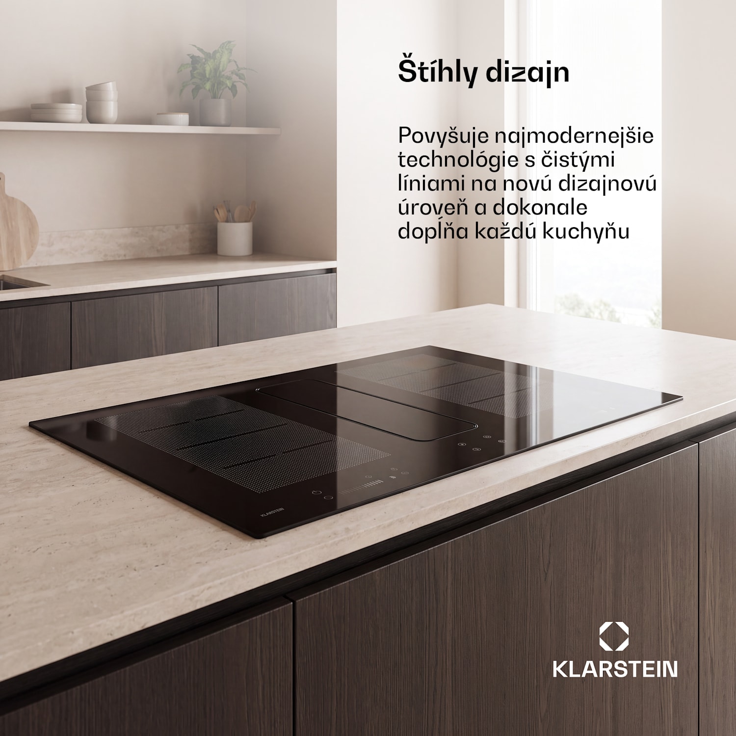 ChefFusion indukčná varná doska s odsávačom pár | 4 varné zóny | 7200 W | 504,3 m³/h | 80 cm 